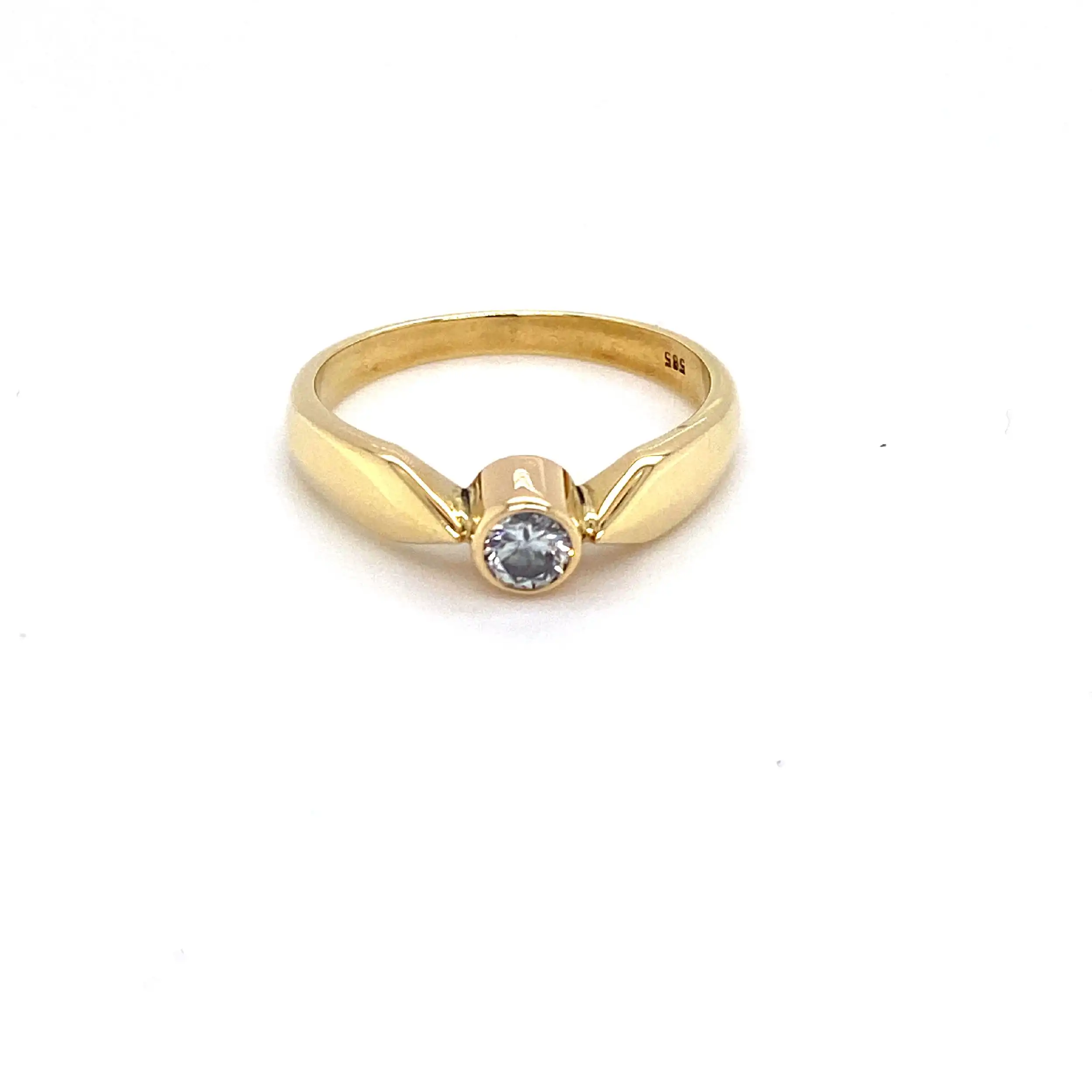 Ring mit Solitär Brillant Ring mit Solitär Brillant