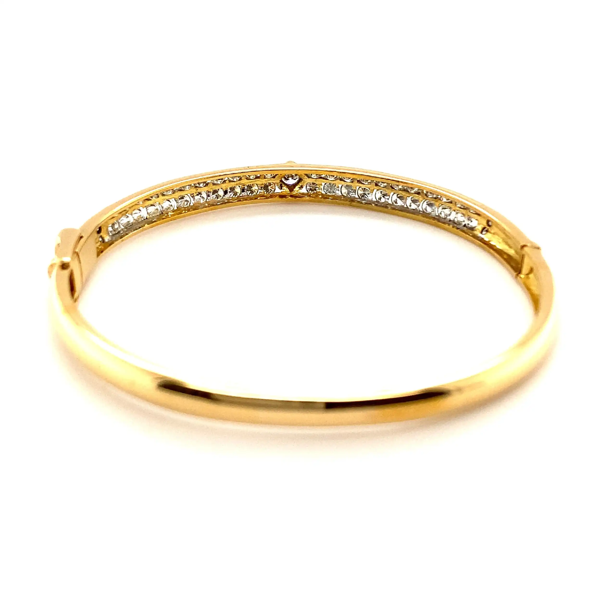 Armreif Gelbgold mit Brillanten Armreif Gelbgold mit Brillanten