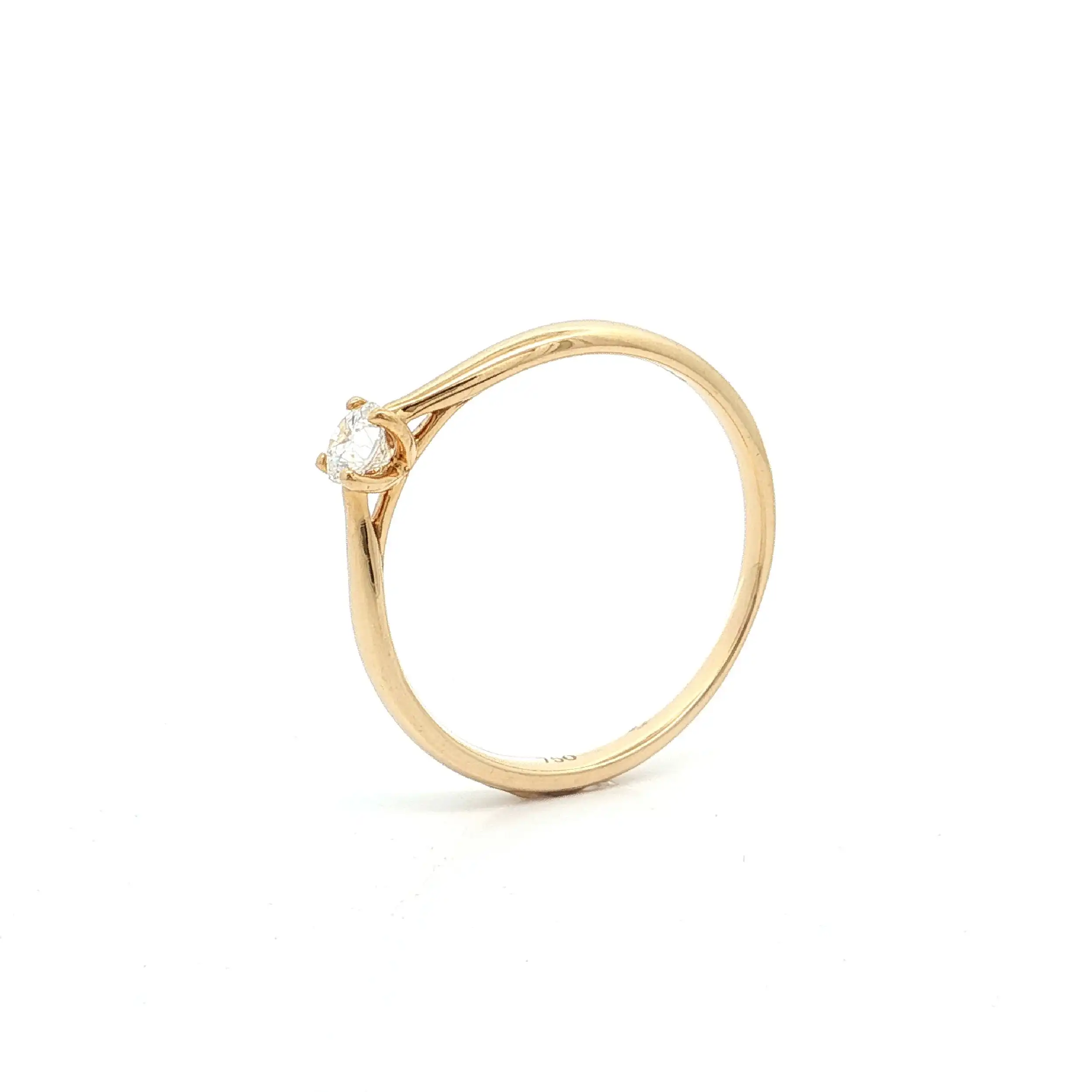Solitärring Gelbgold mit Brillant 0,20ct Solitärring Gelbgold mit Brillant 0,20ct