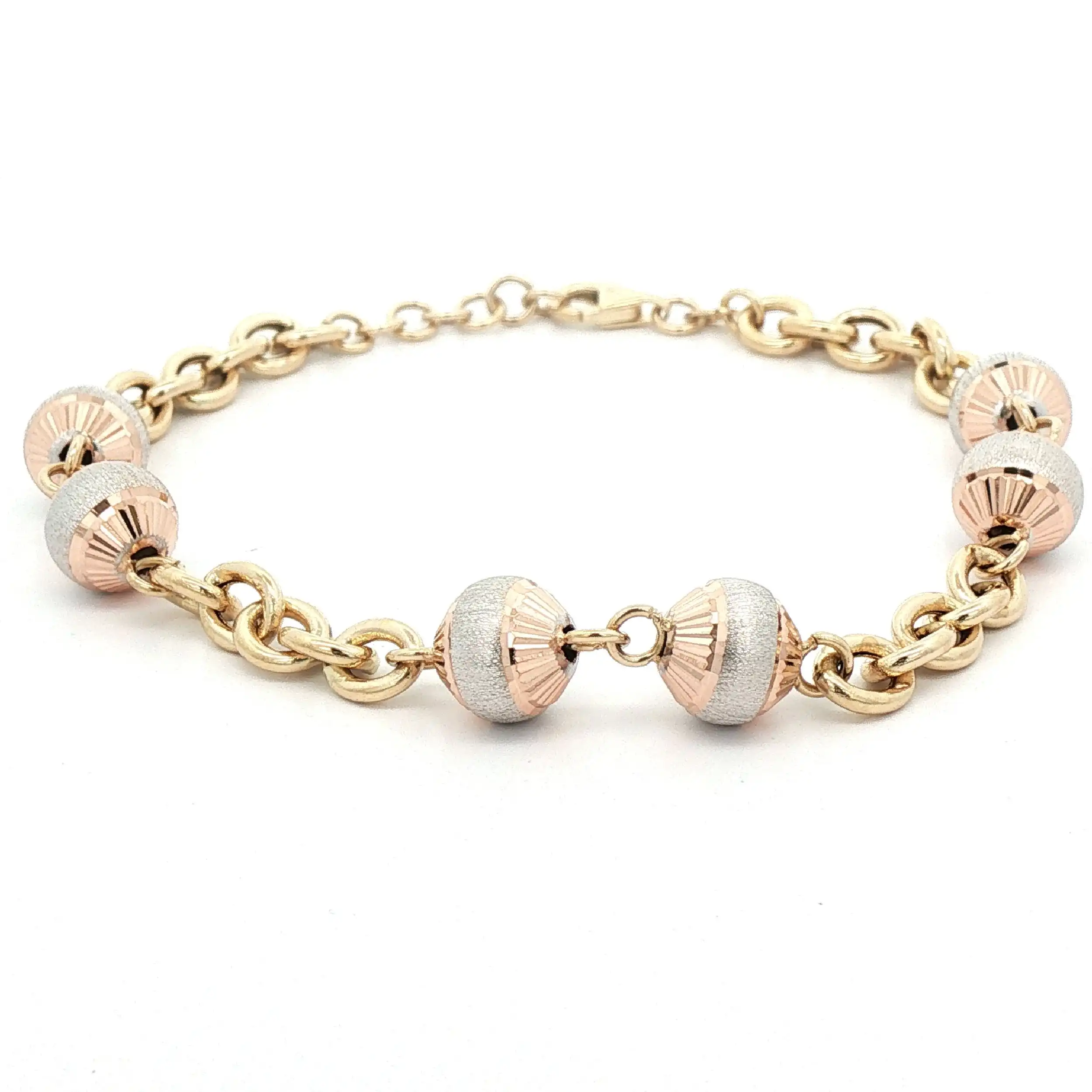 Armband Tricolor mit Kugeln