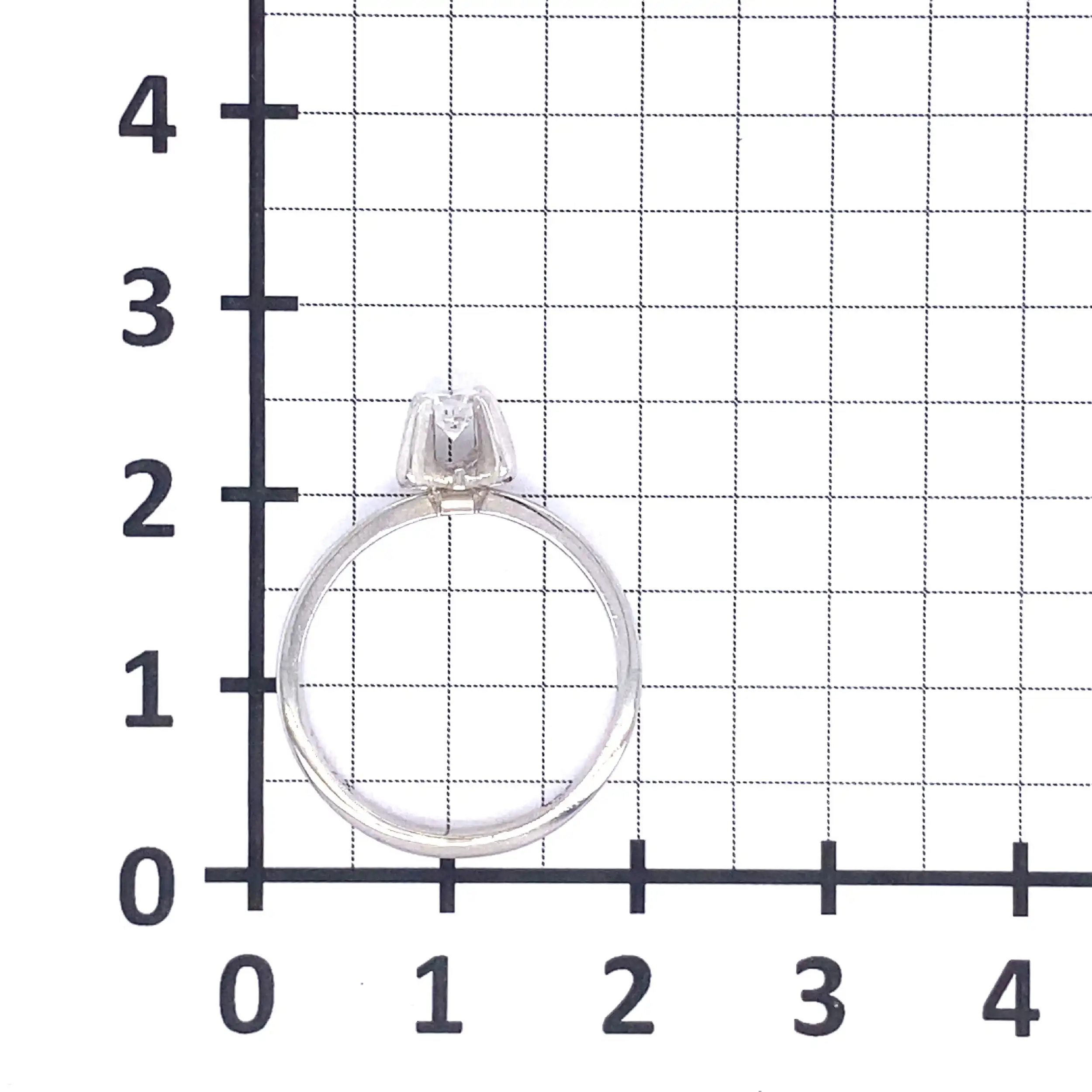 Ring Weißgold mit Brillant Ring Weißgold mit Brillant