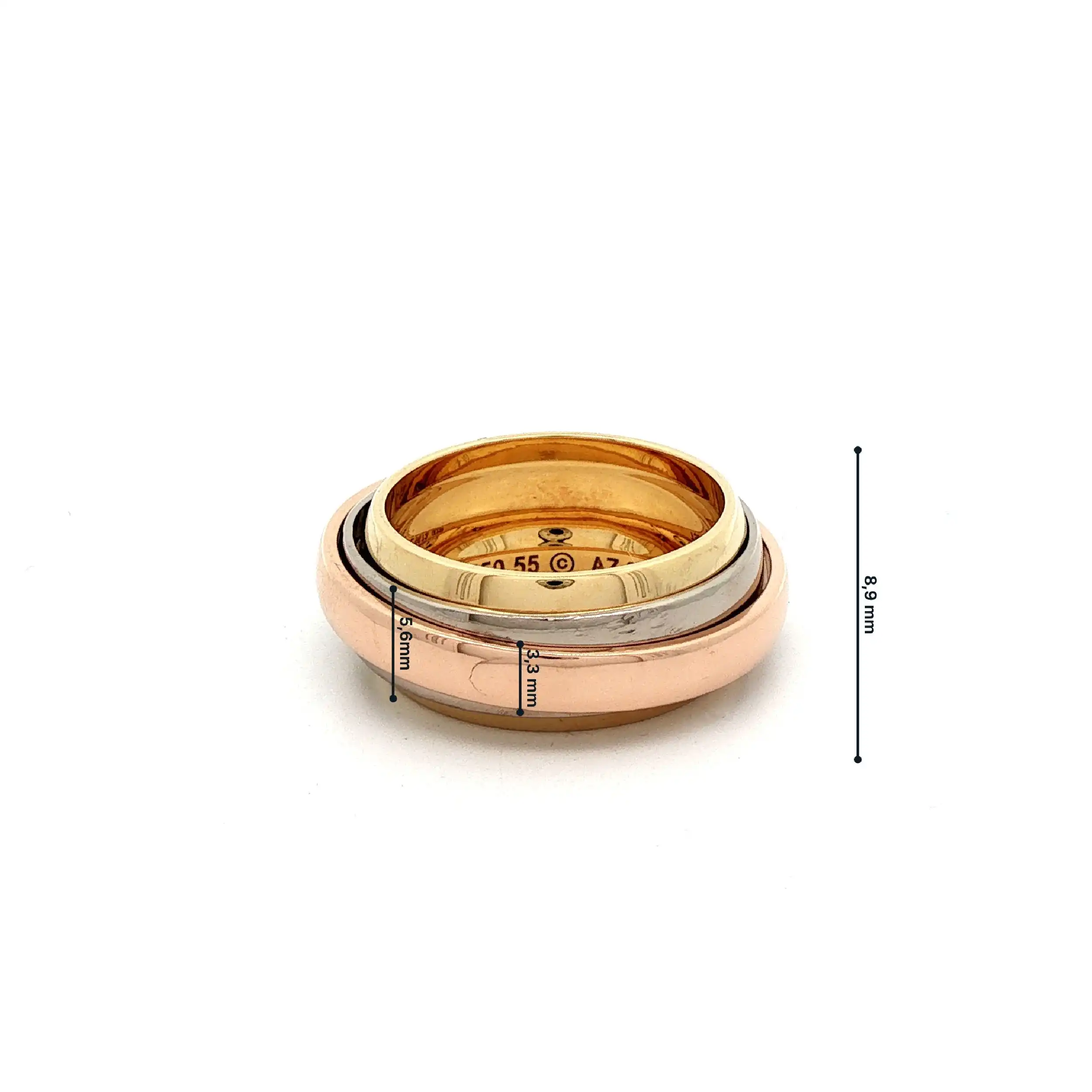 Ring Cartier Tricolor Ring Cartier Tricolor
