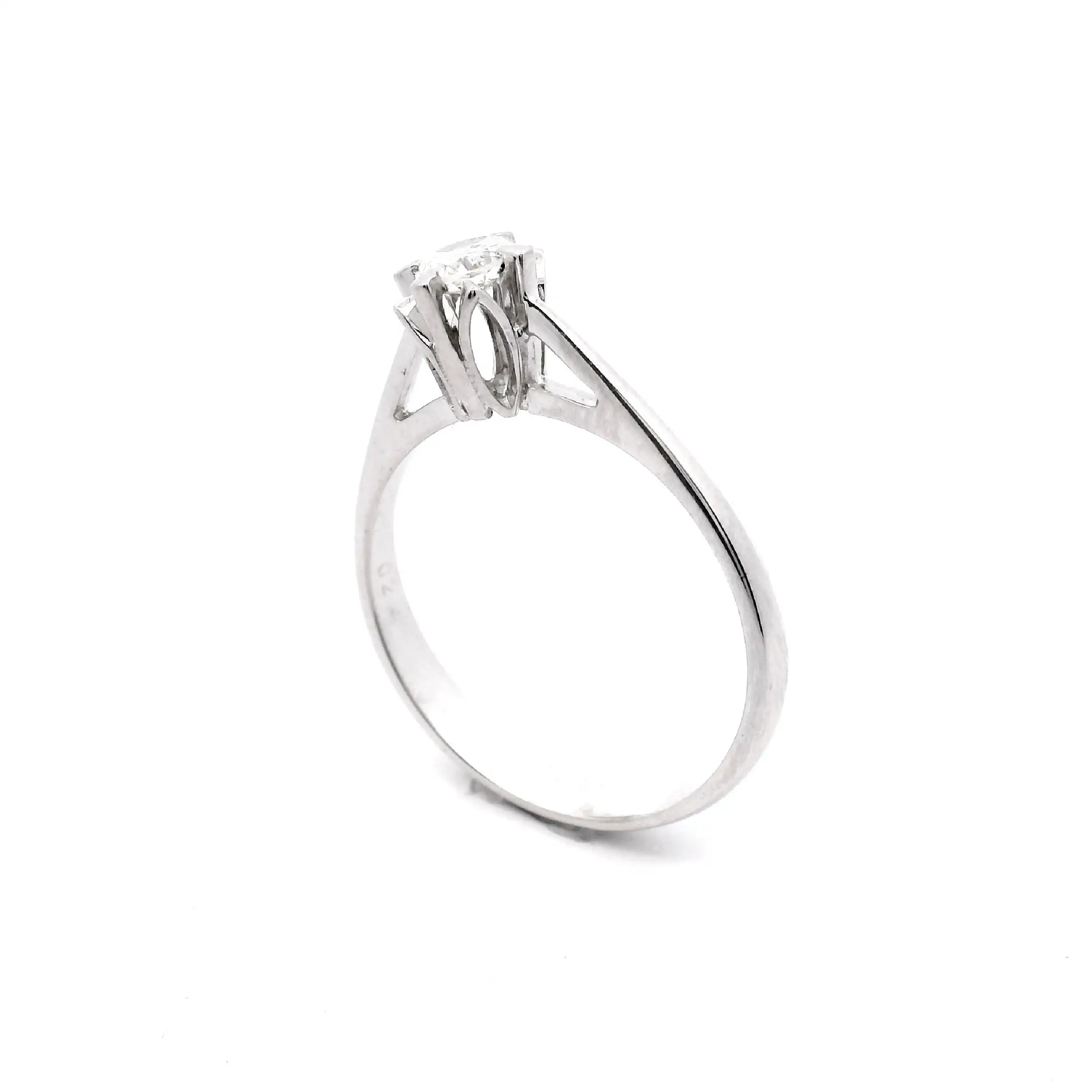 Ring Weißgold mit Brillant