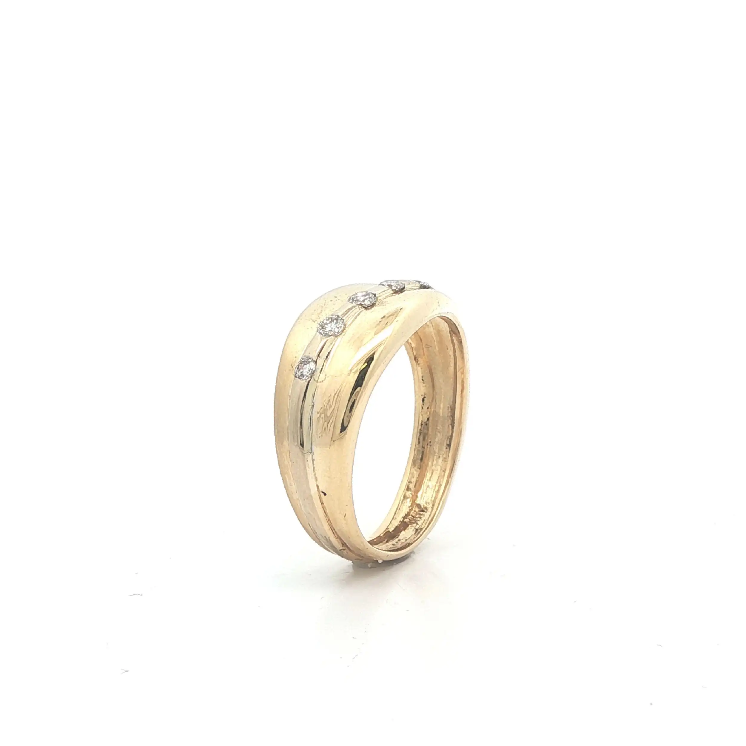 Ring Gelbgold mit Brillanten Ring Gelbgold mit Brillanten