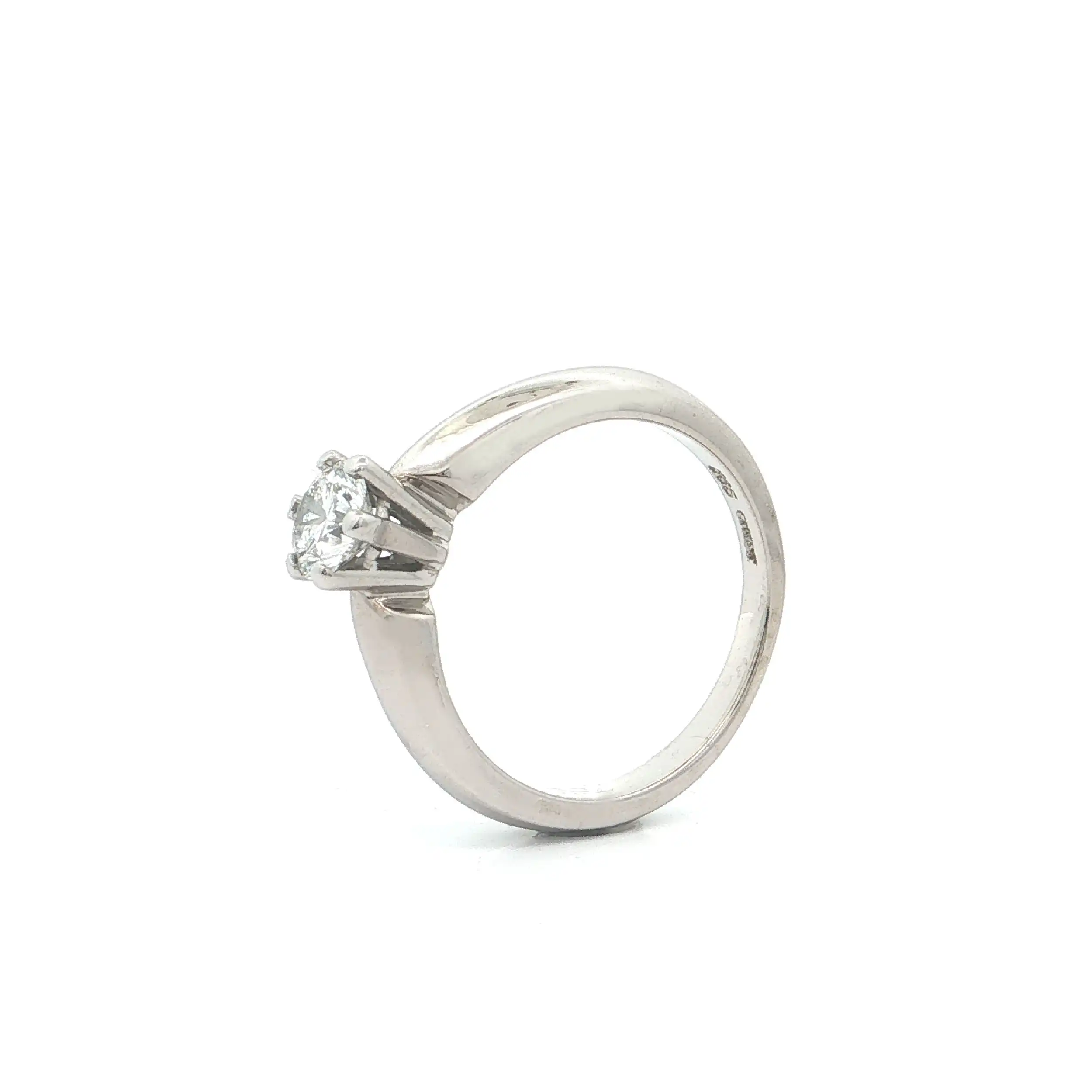 Solitärring Weißgold mit Brillant Solitärring Weißgold mit Brillant