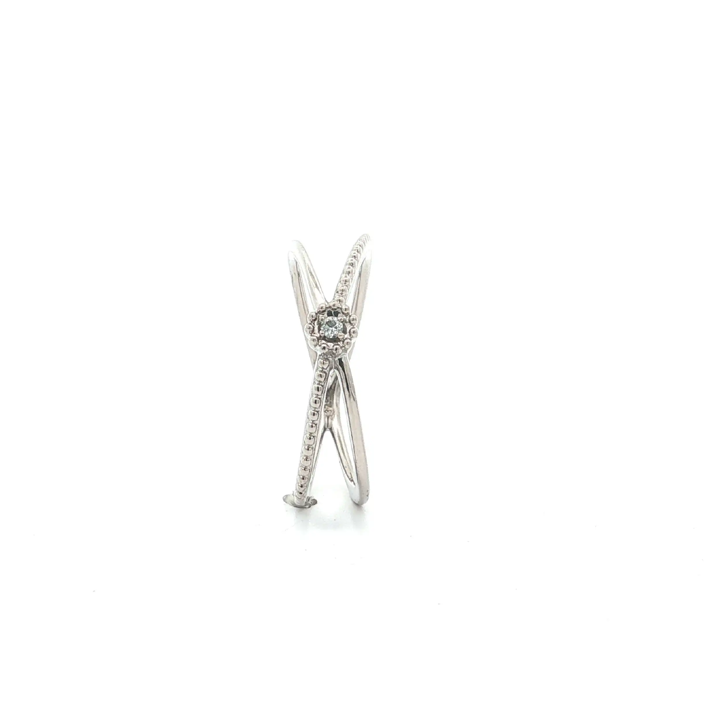 Ring Weißgold Christ mit Brillant Ring Weißgold Christ mit Brillant