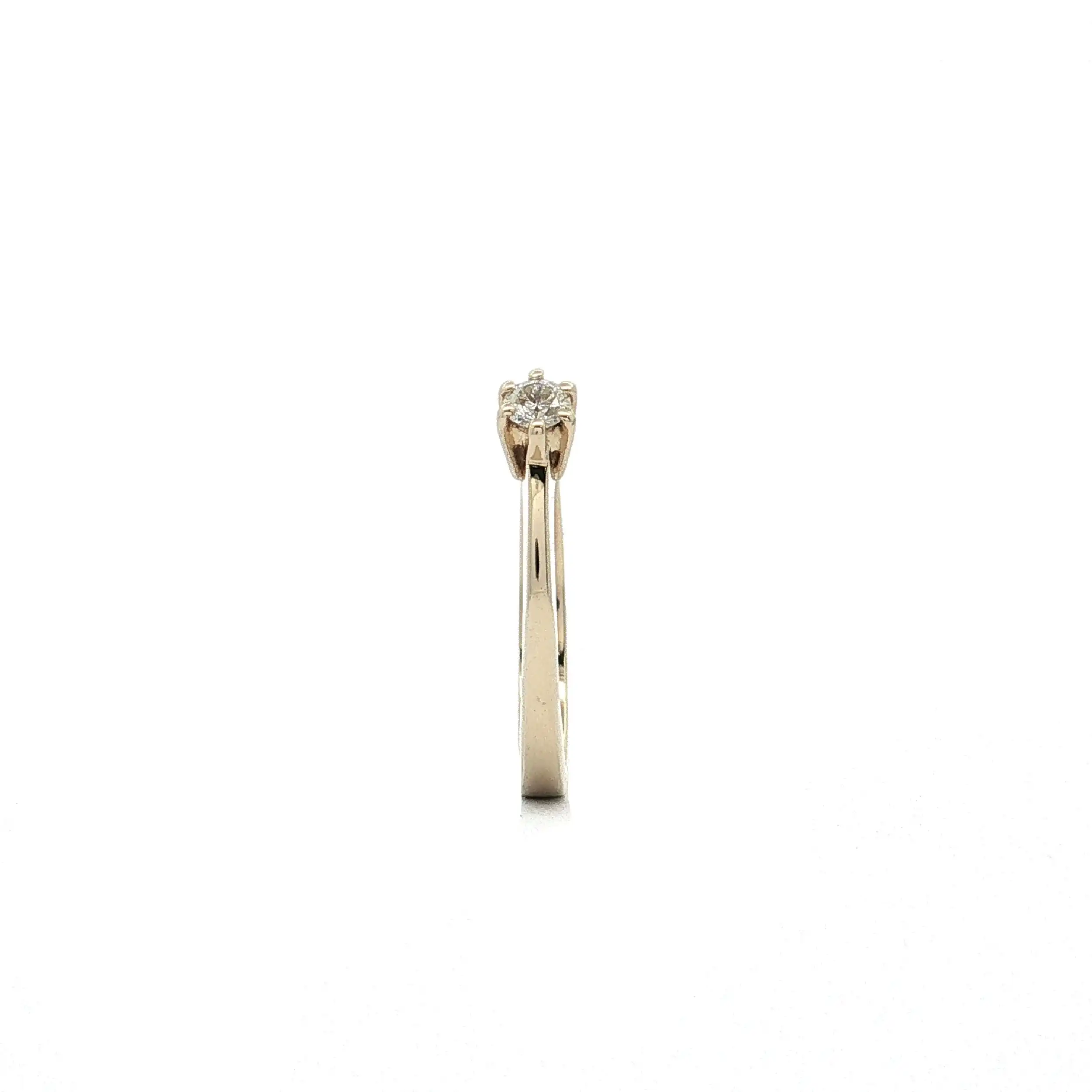 Ring Gelbgold mit Solitär Brillant