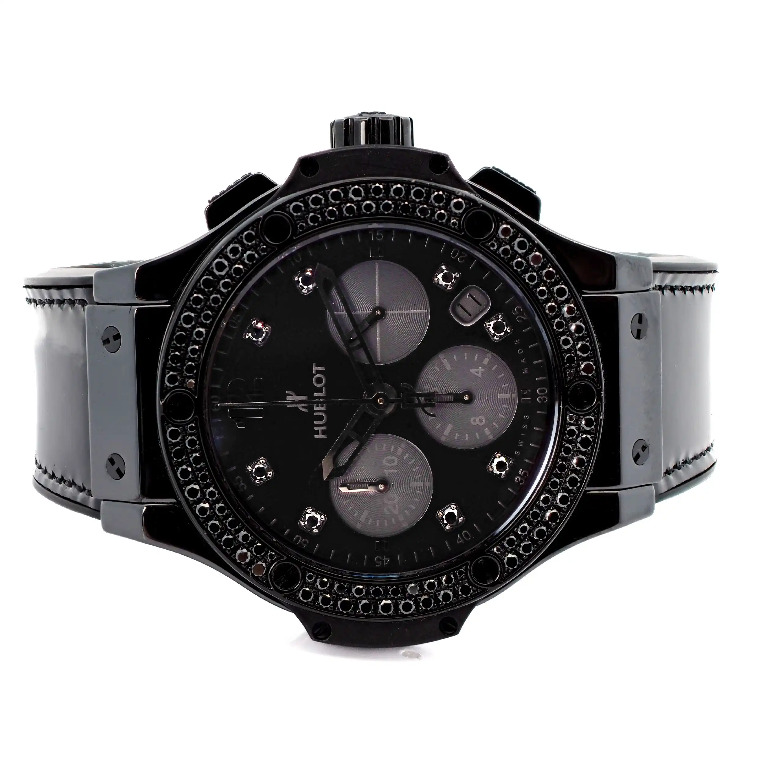 Herrenuhr Hublot Big Bang Shiny All Black 341.CX.1210.VR.1100