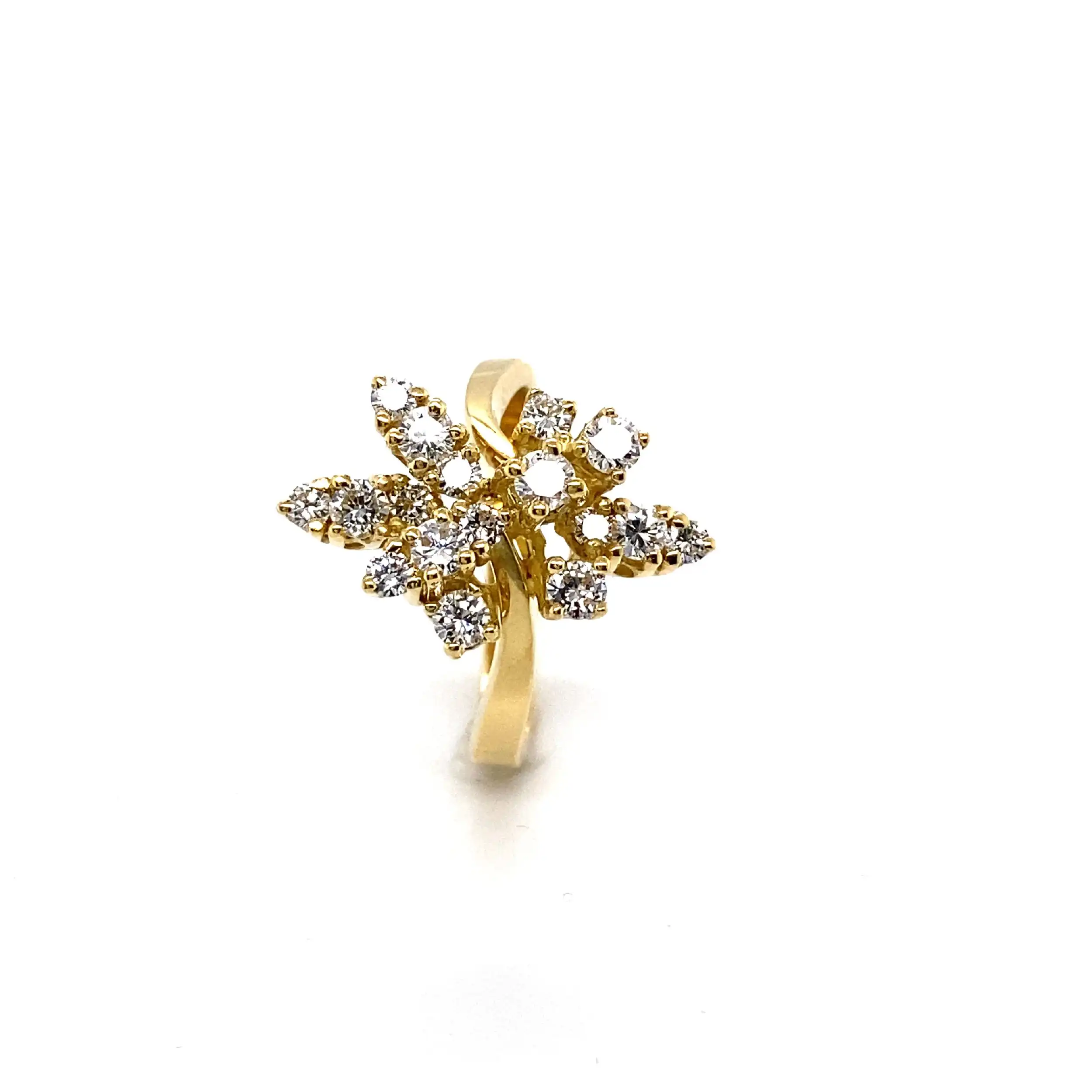 Ring Gelbgold mit Brillanten Ring Gelbgold mit Brillanten