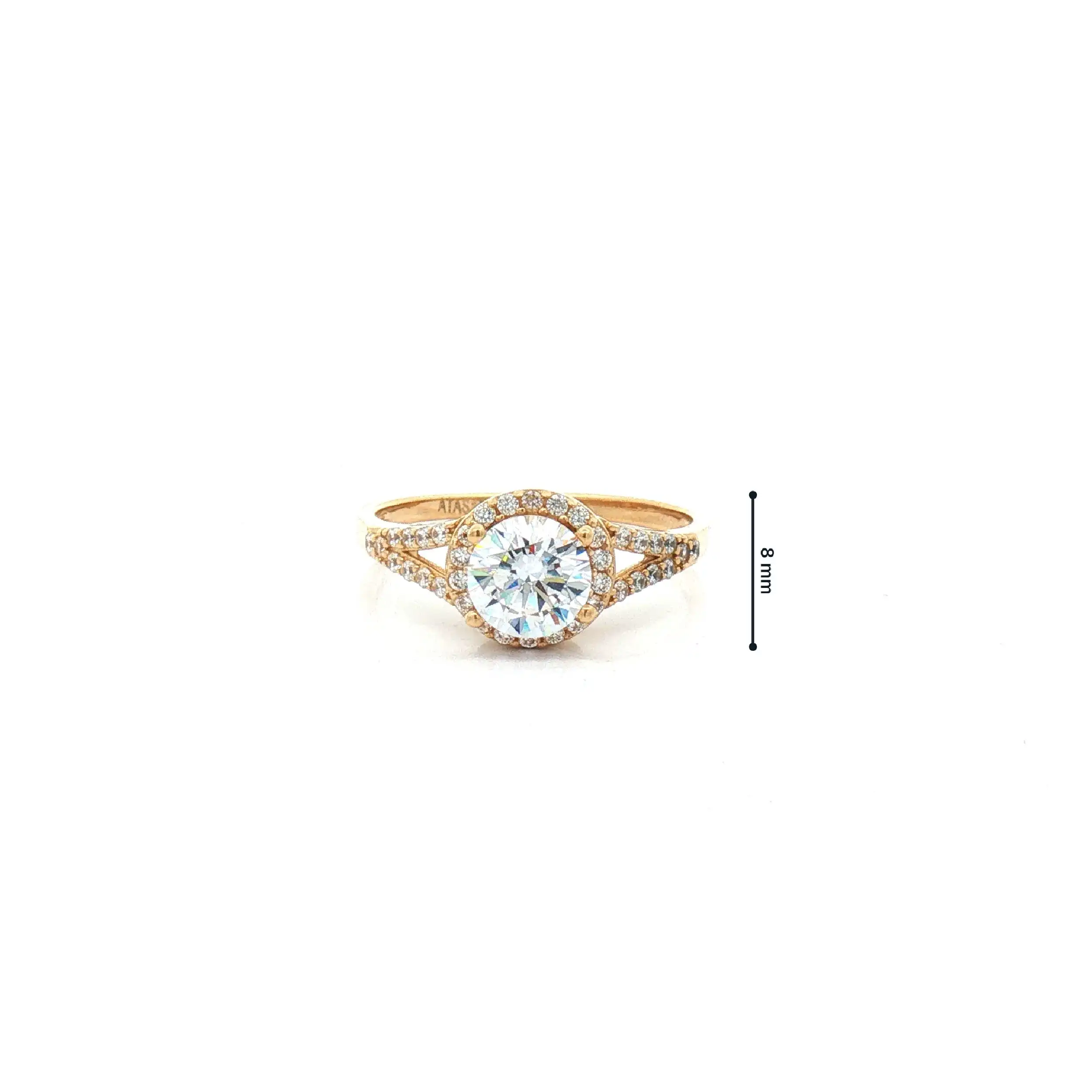 Ring Gelbgold mit Zirkonia Ring Gelbgold mit Zirkonia