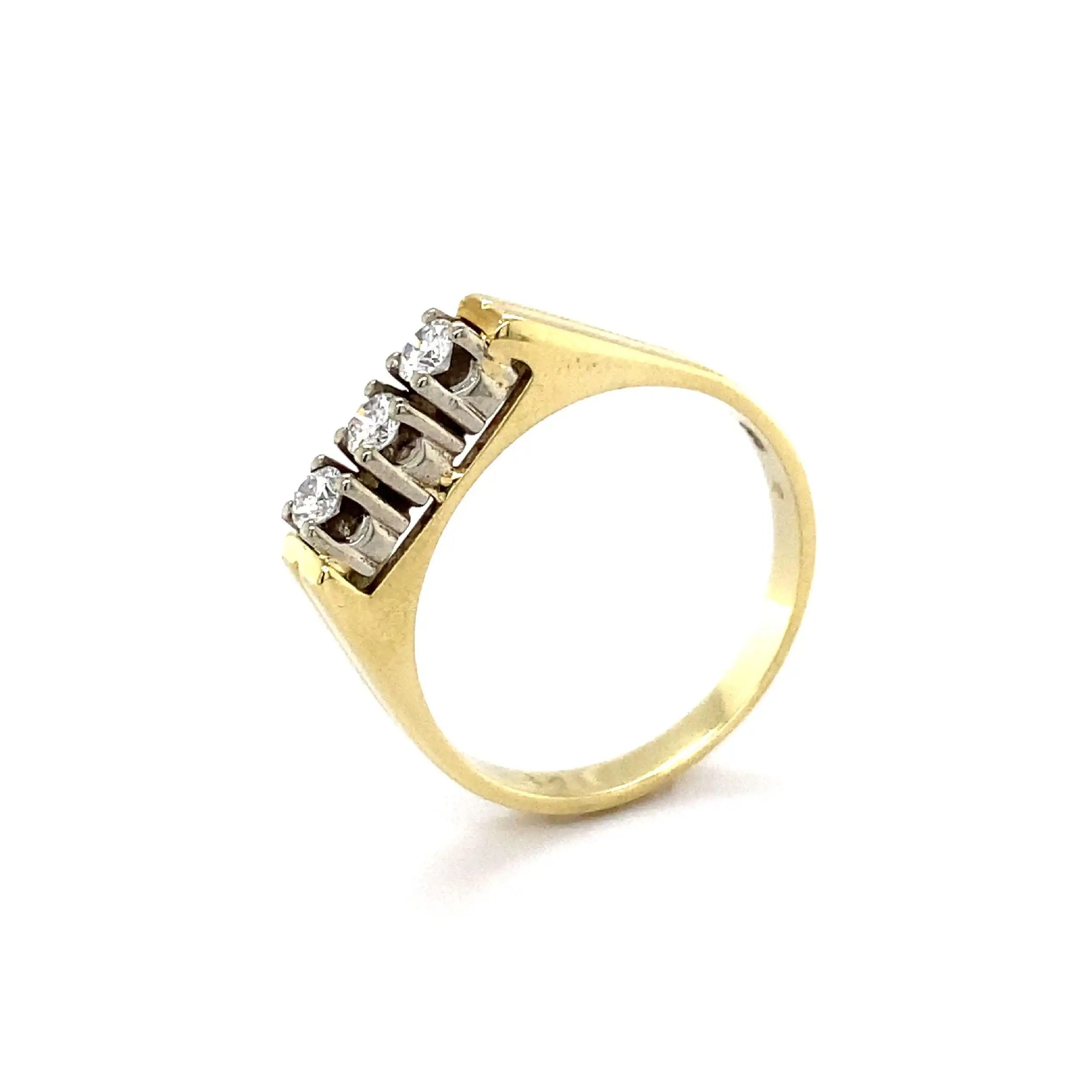 Ring Gelbgold mit Brillanten Ring Gelbgold mit Brillanten