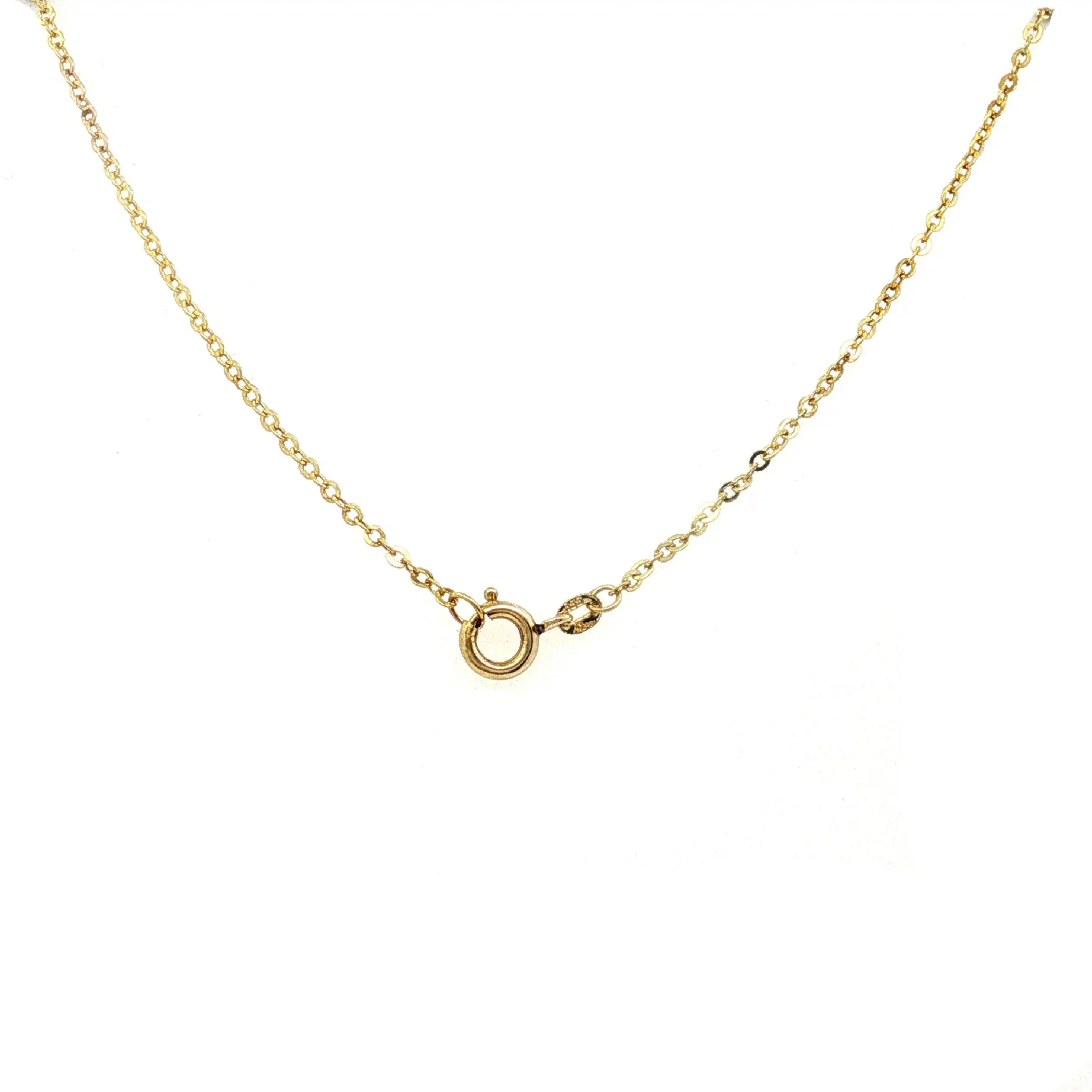 Collier Gelbgold mit Granat