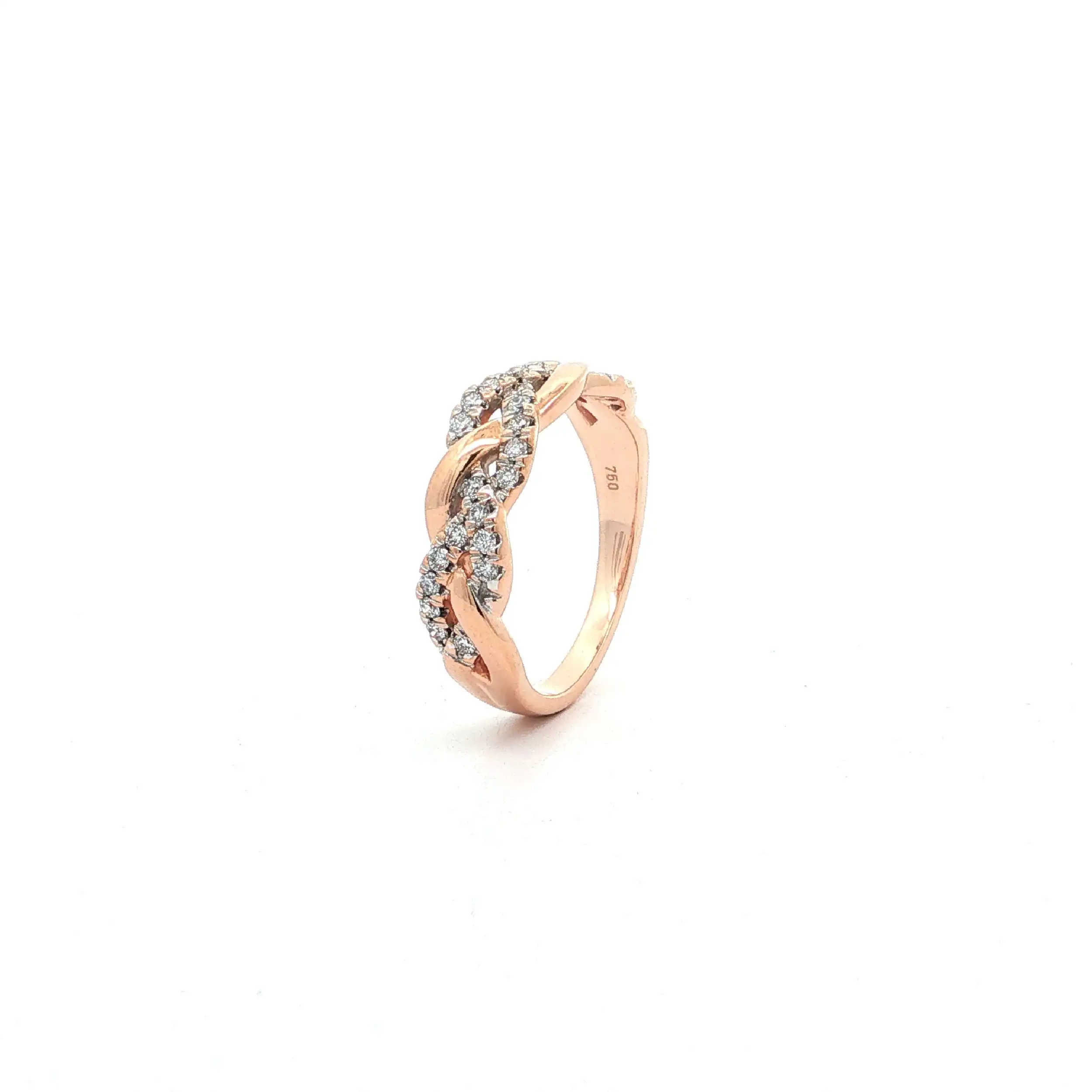 Ring Roségold mit Brillanten 0,28ct. TW/SI