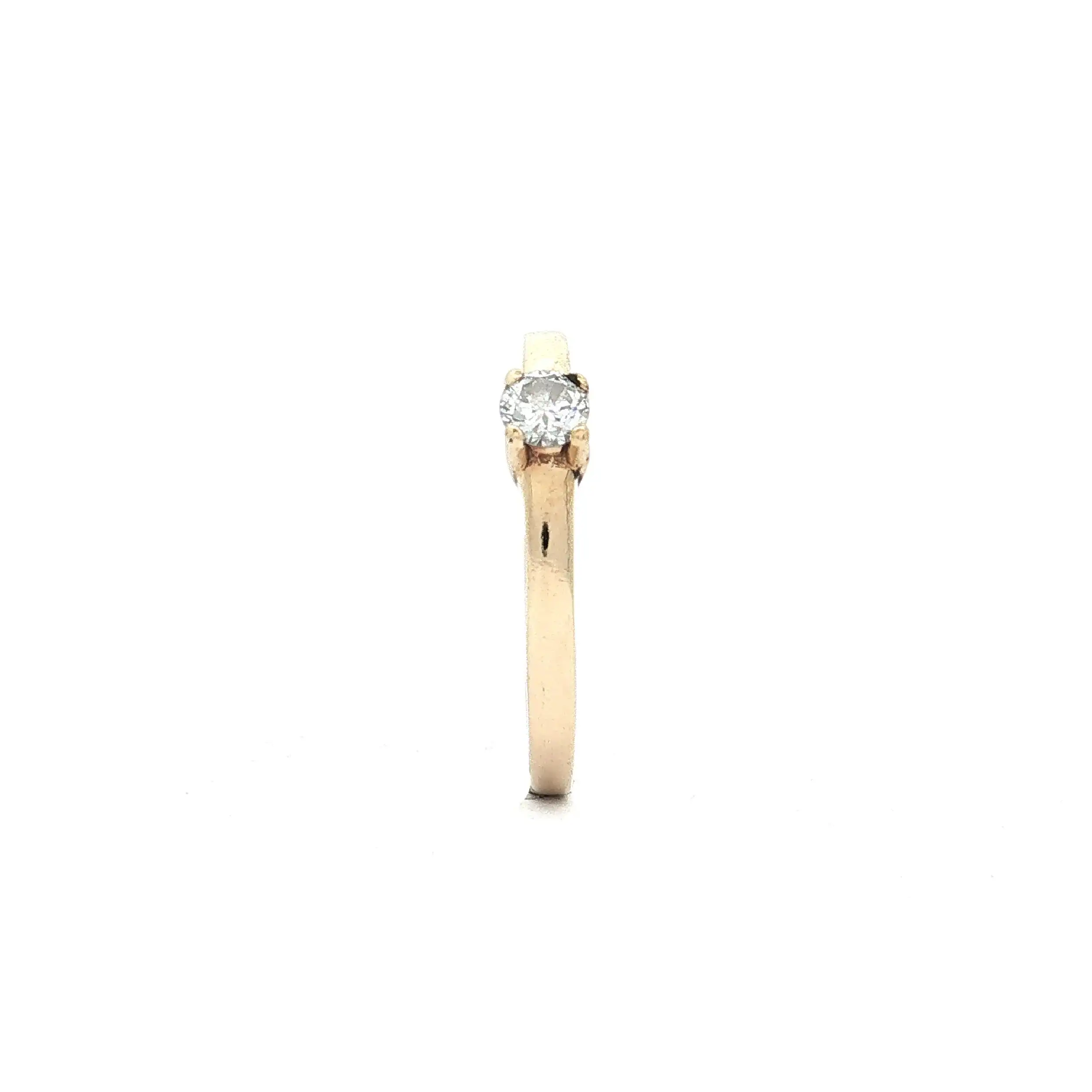 Ring Gelbgold mit Brillant