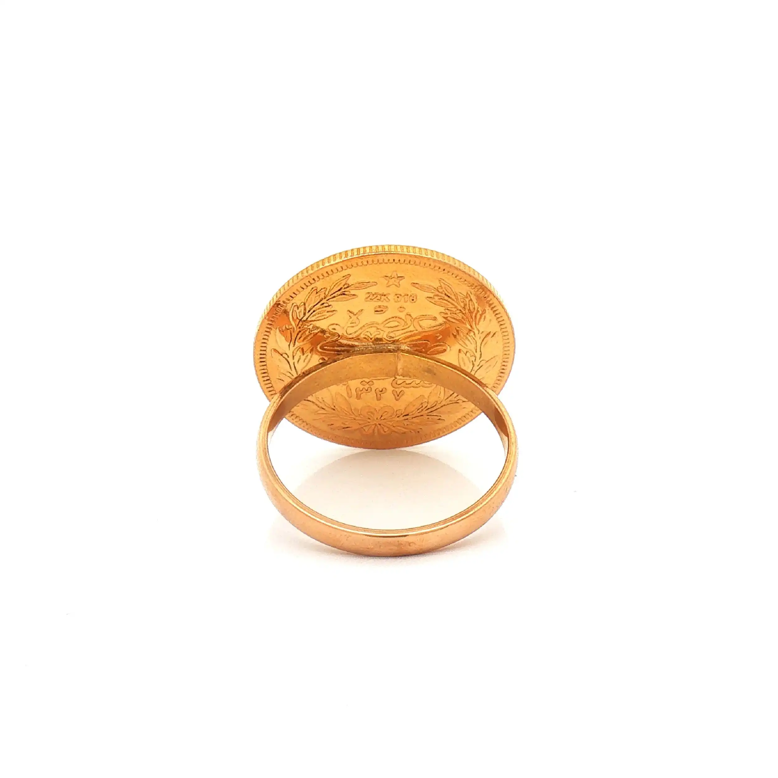 Münzring Gelbgold