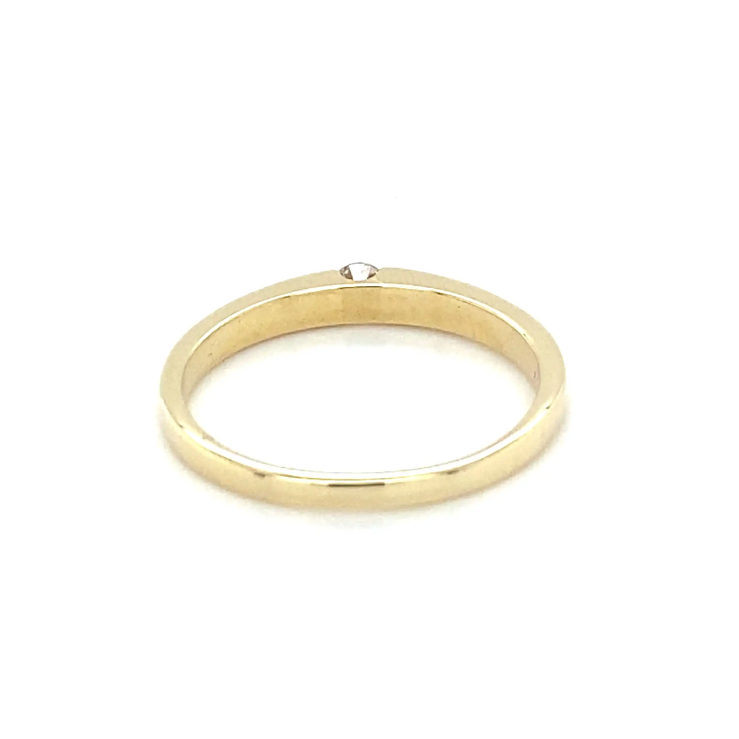 Ring Gelbgold mit Brillant Ring Gelbgold mit Brillant