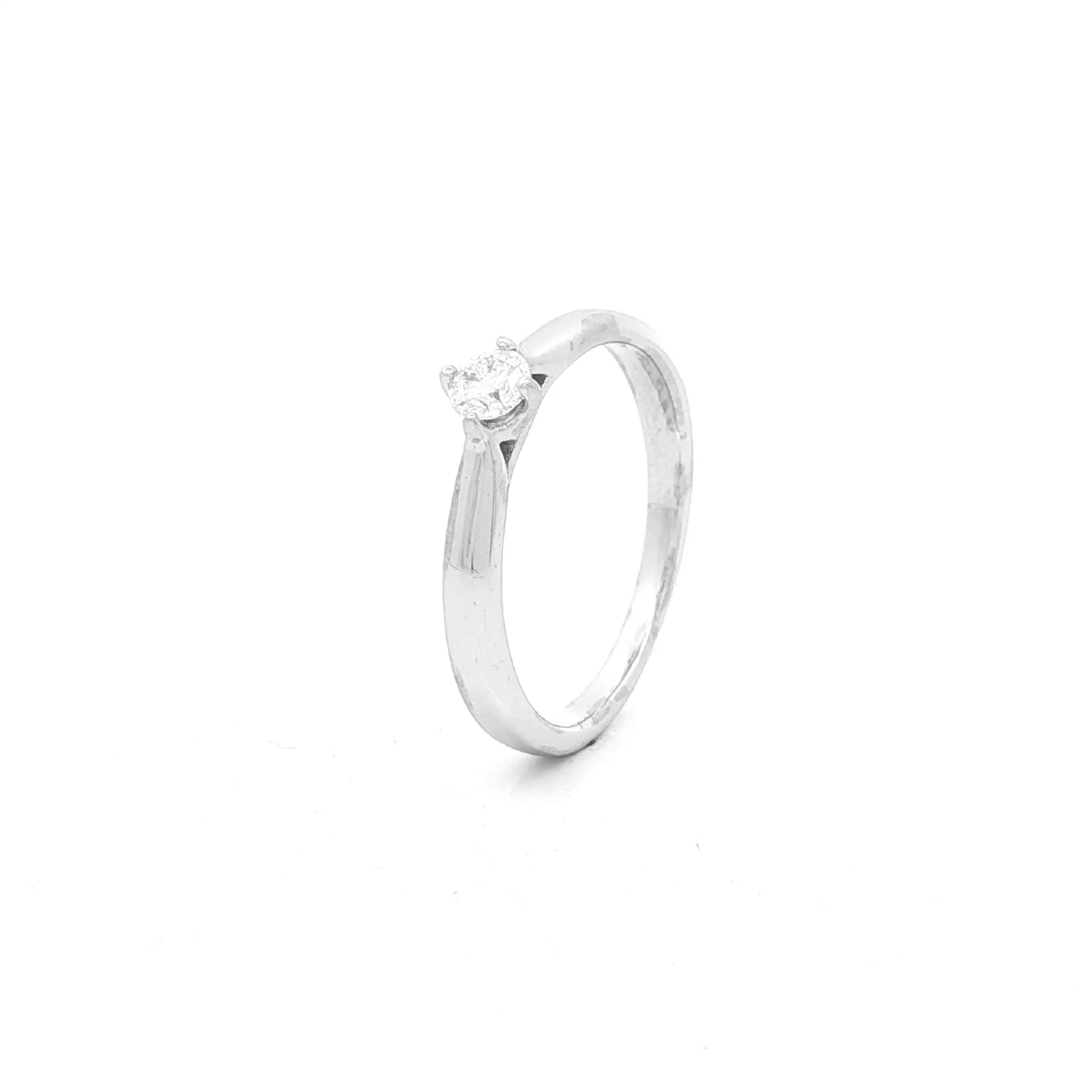 Solitärring Weißgold mit Brillant Solitär Solitärring Weißgold mit Brillant Solitär