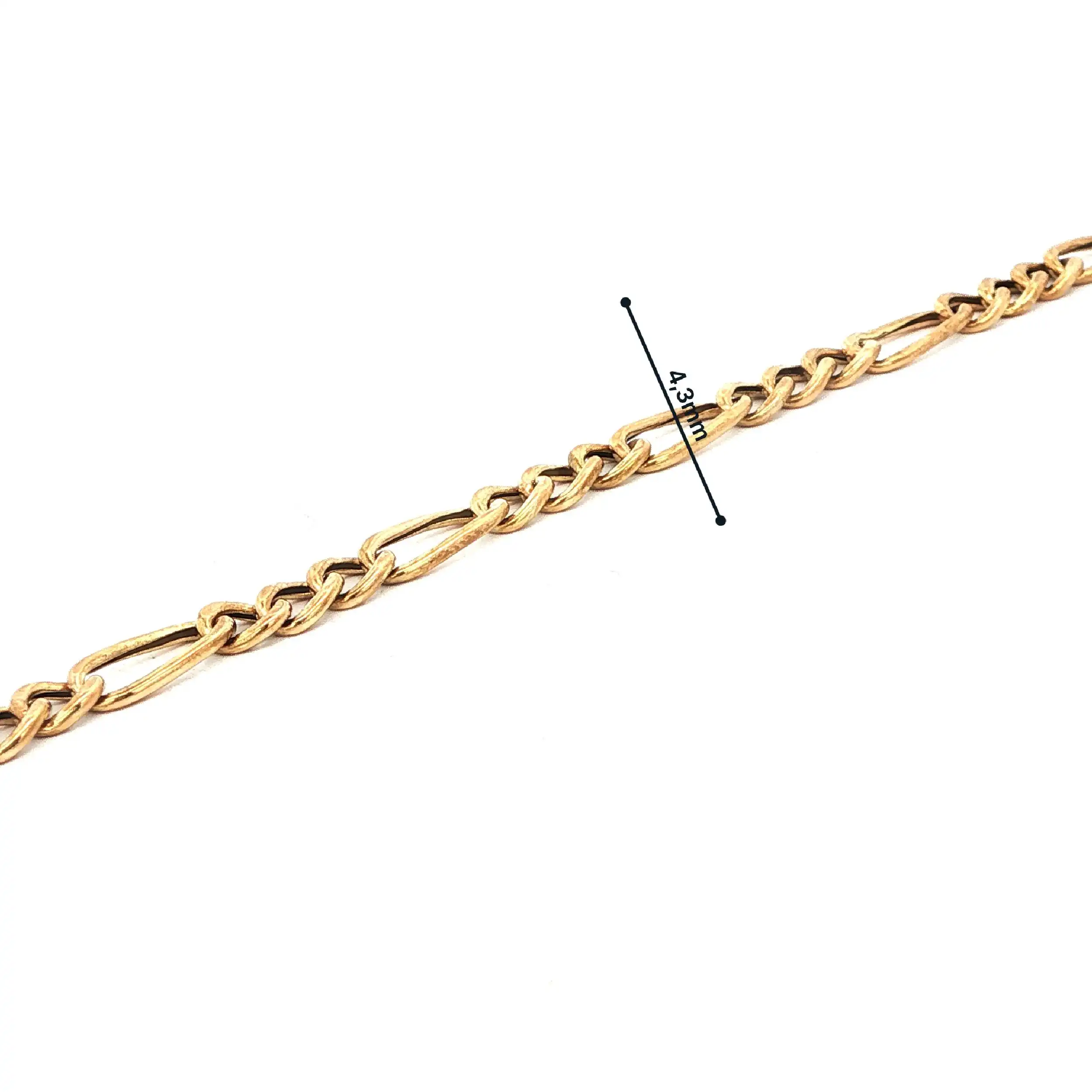 Figaroarmband Gelbgold