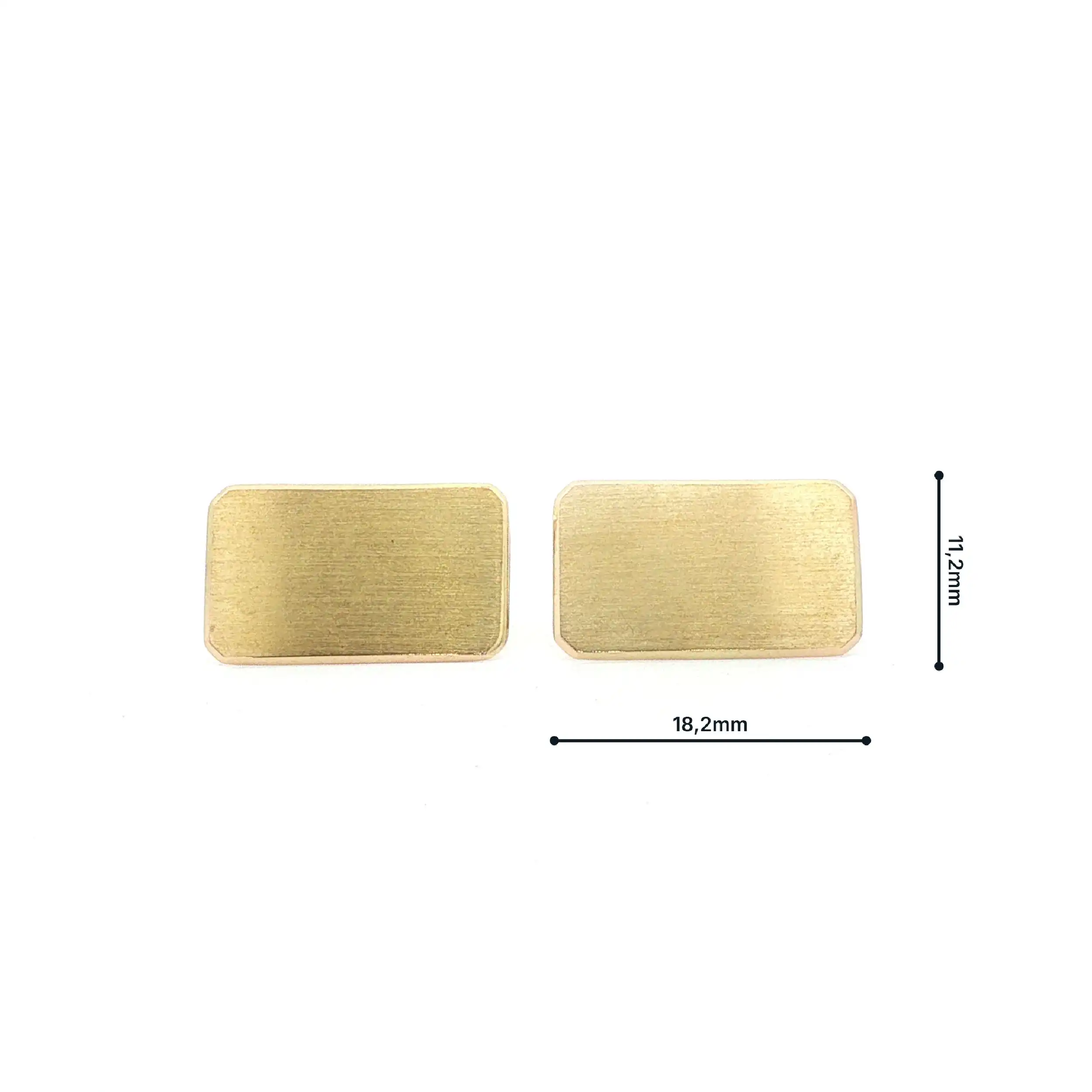 Manschettenknöpfe Gelbgold