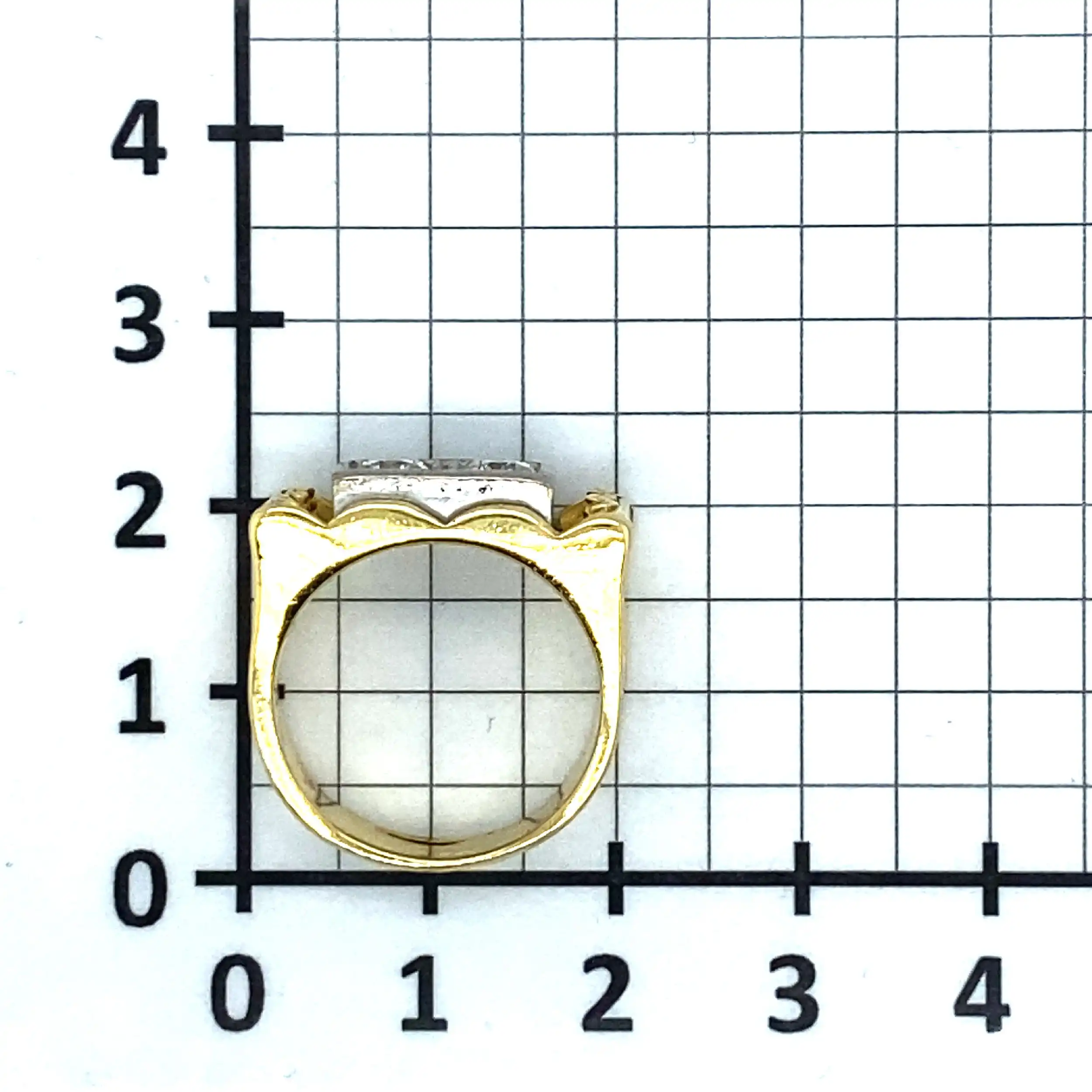 Ring Bicolor mit Brillanten