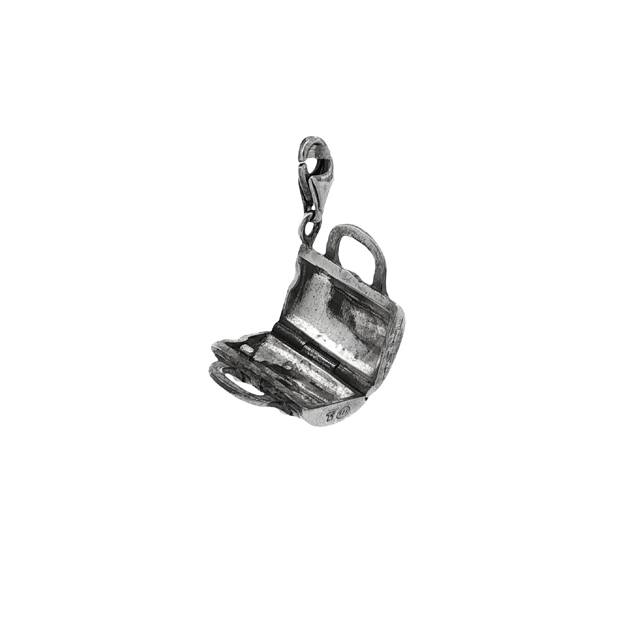 Charm Silber Thomas Sabo Tasche schwarz
