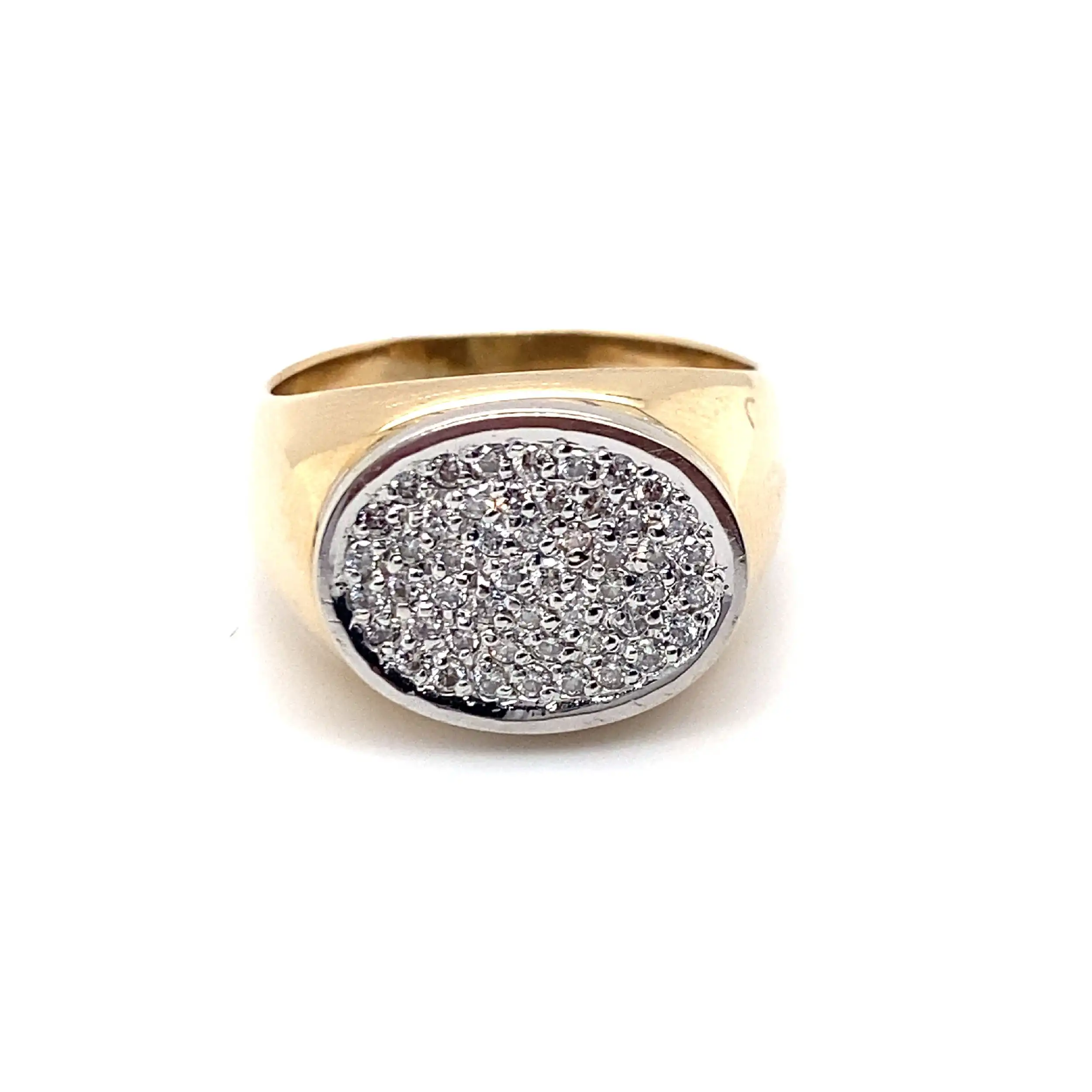 Ring Bicolor mit Brillanten Ring Bicolor mit Brillanten