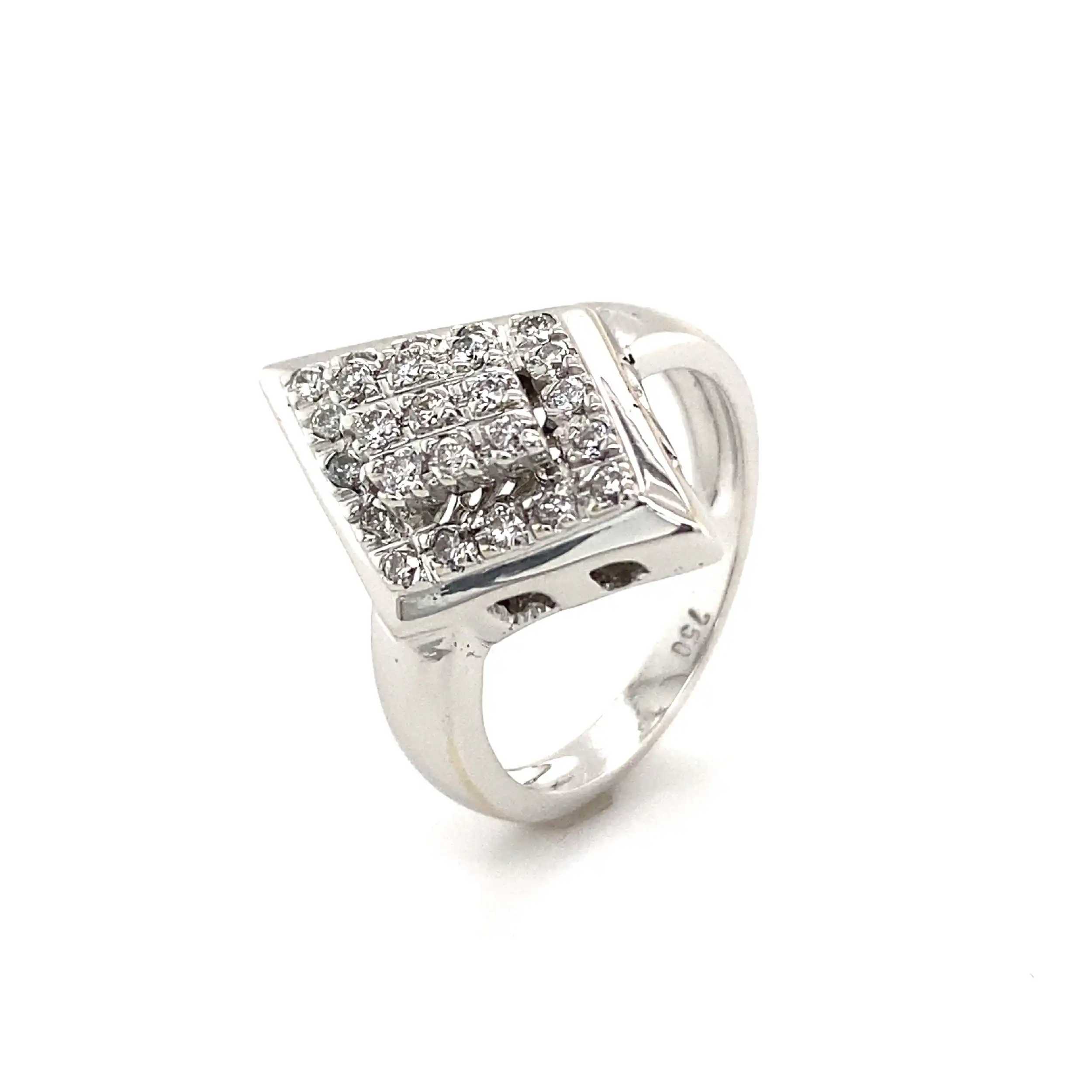 Ring Weißgold mit Brillanten