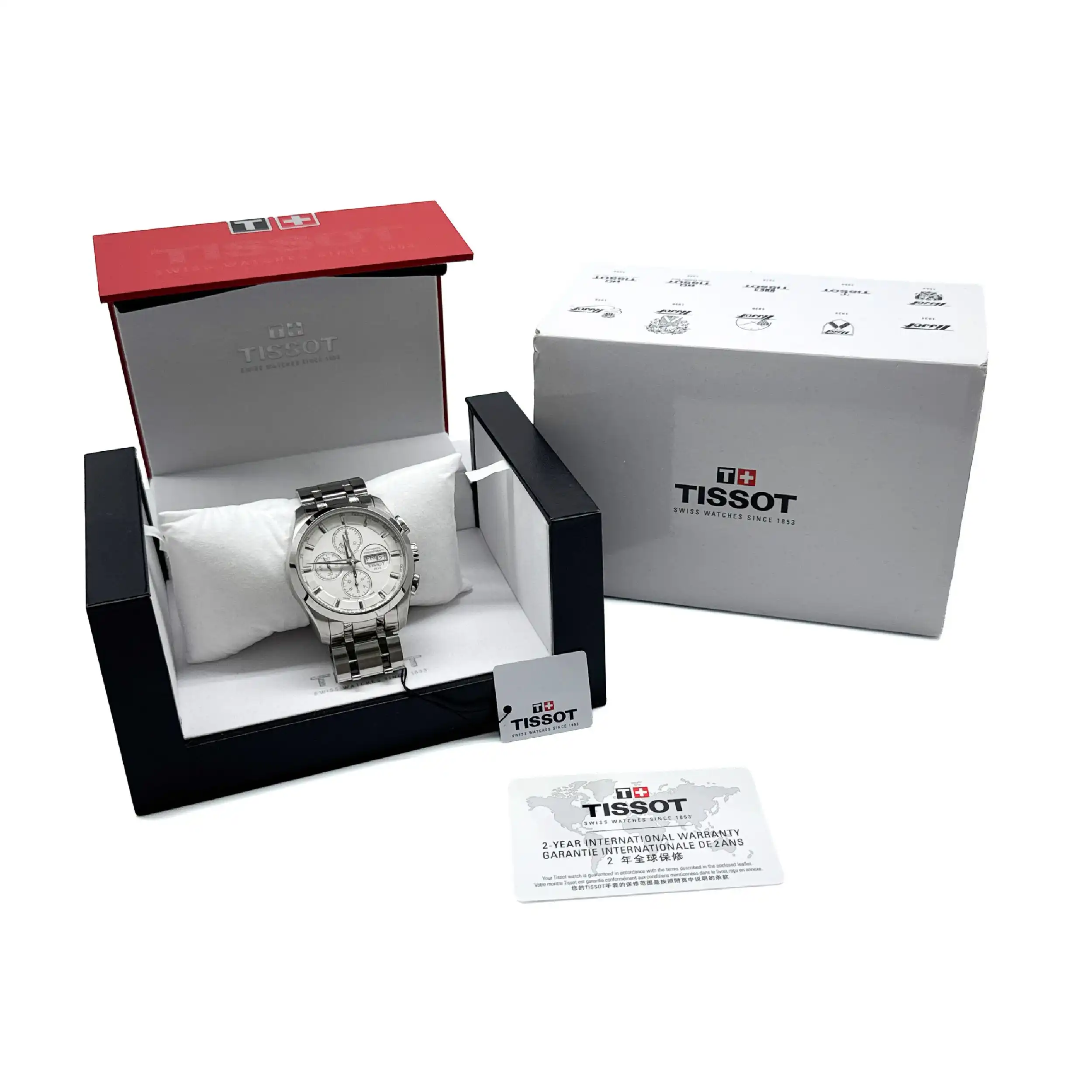 Herrenuhr Tissot Couturier T035614A mit Box und Blanko Papieren Herrenuhr Tissot Couturier T035614A mit Box und Blanko Papieren