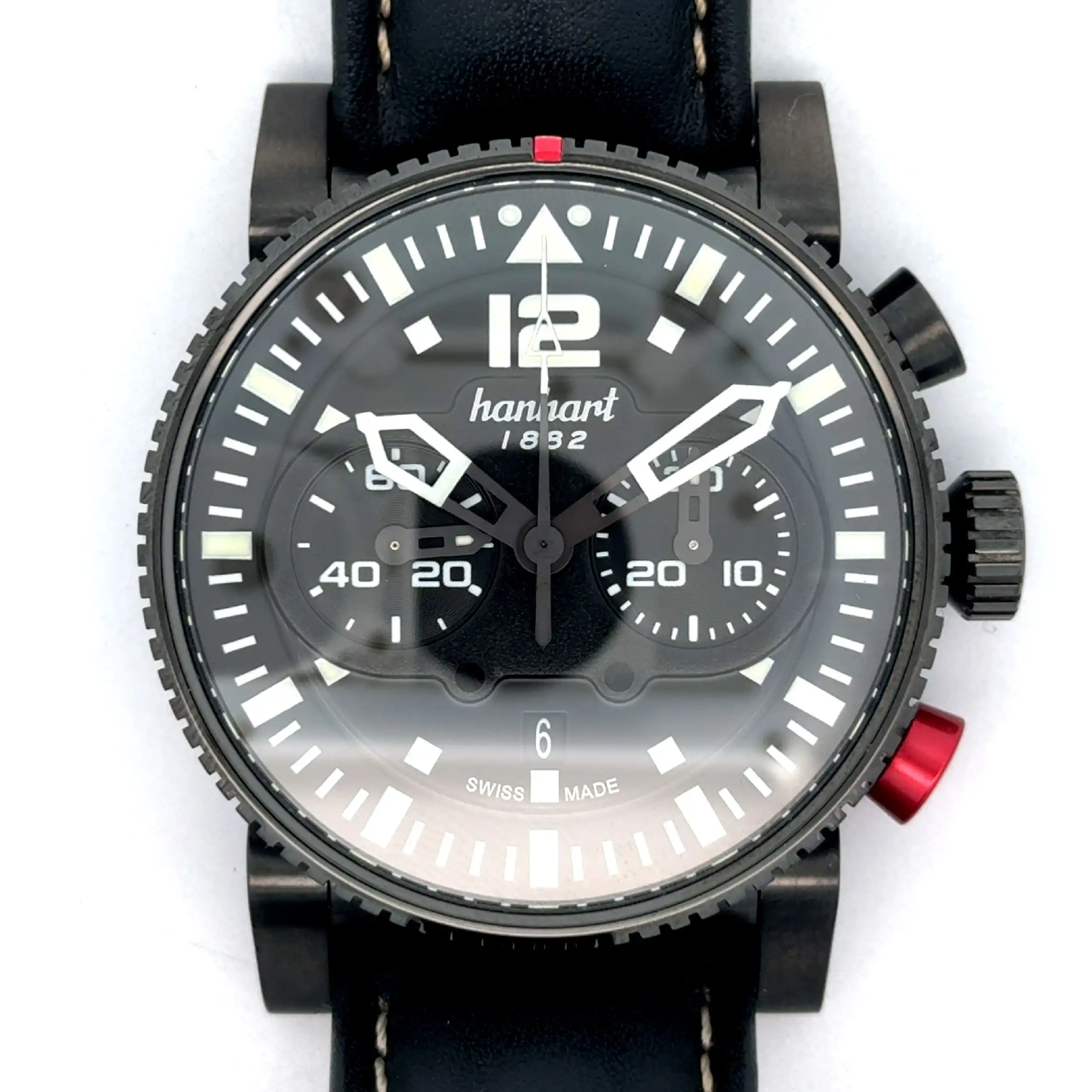 Herrenuhr Hanhart Primus Black Ops Pilot Limited Edition Herrenuhr Hanhart Primus Black Ops Pilot Limited Edition