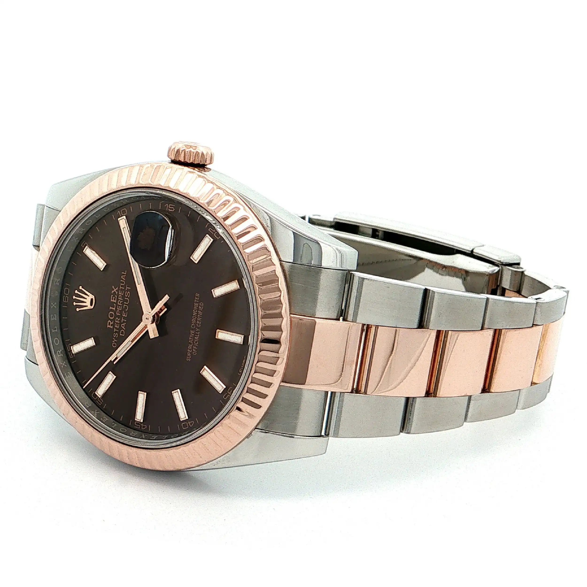 Herrenuhr Rolex Datejust 41mm Stahl/Rose Ref.126331