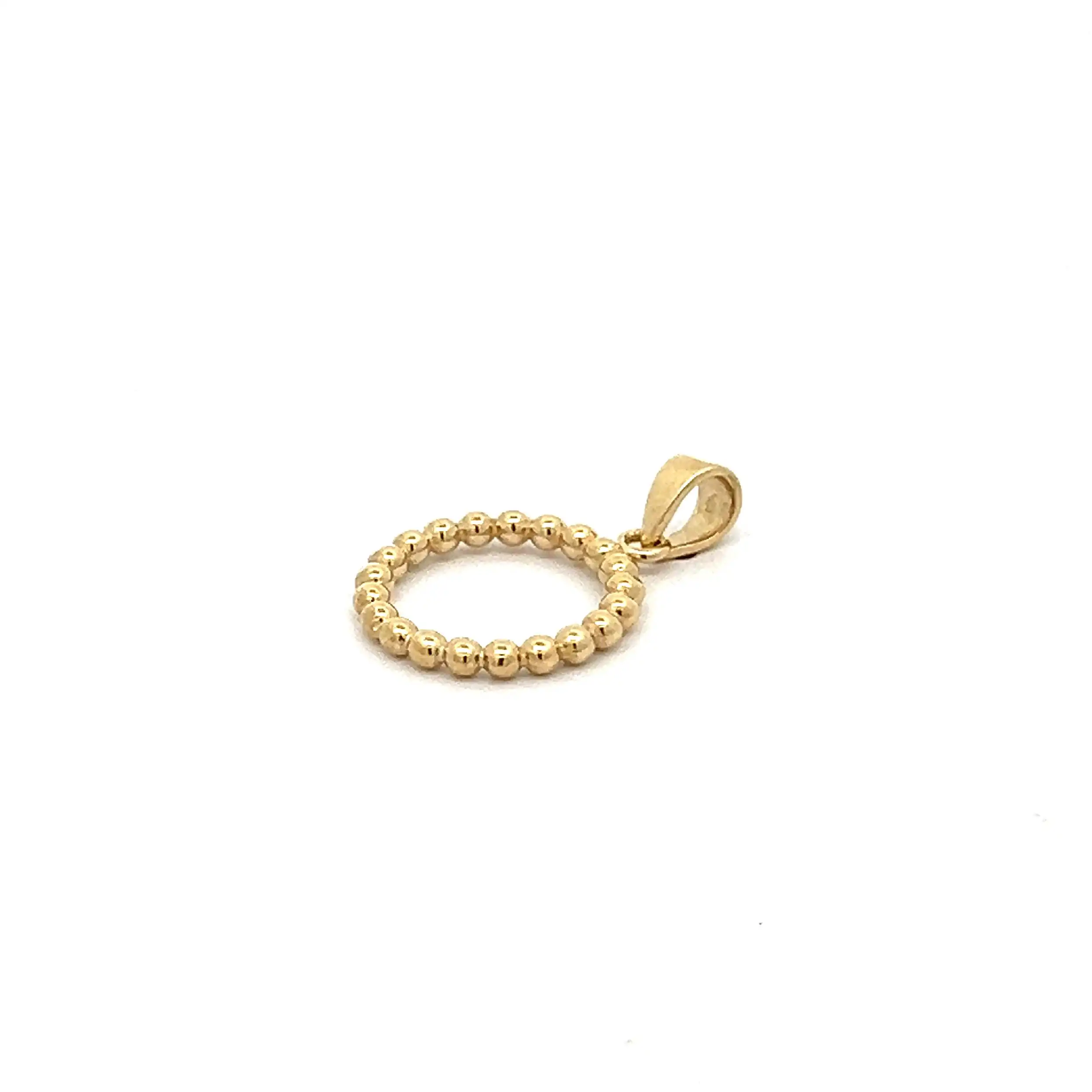 Anhänger Gelbgold "Ring" Kügelchen Anhänger Gelbgold "Ring" Kügelchen