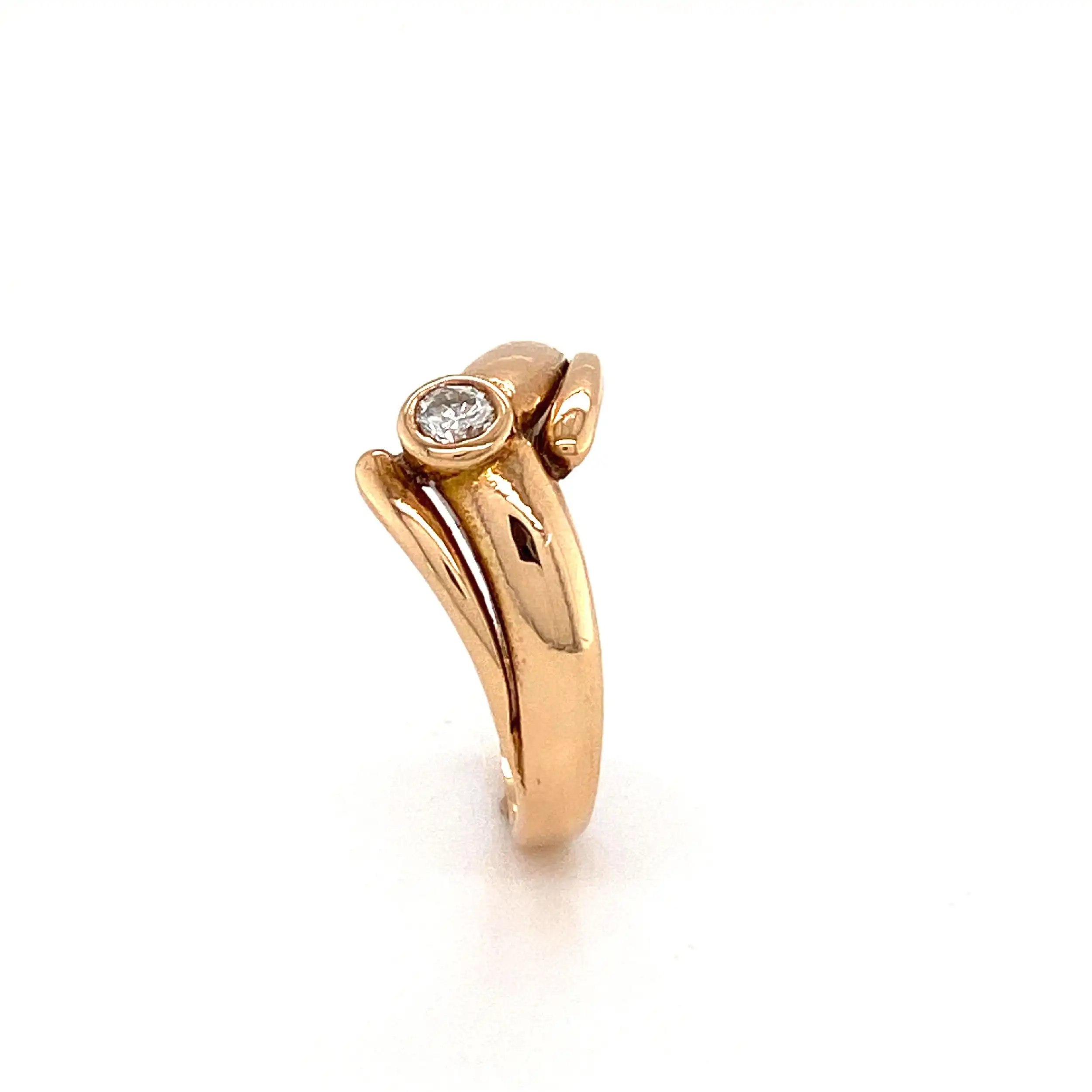 Ring Roségold mit Brillant Ring Roségold mit Brillant
