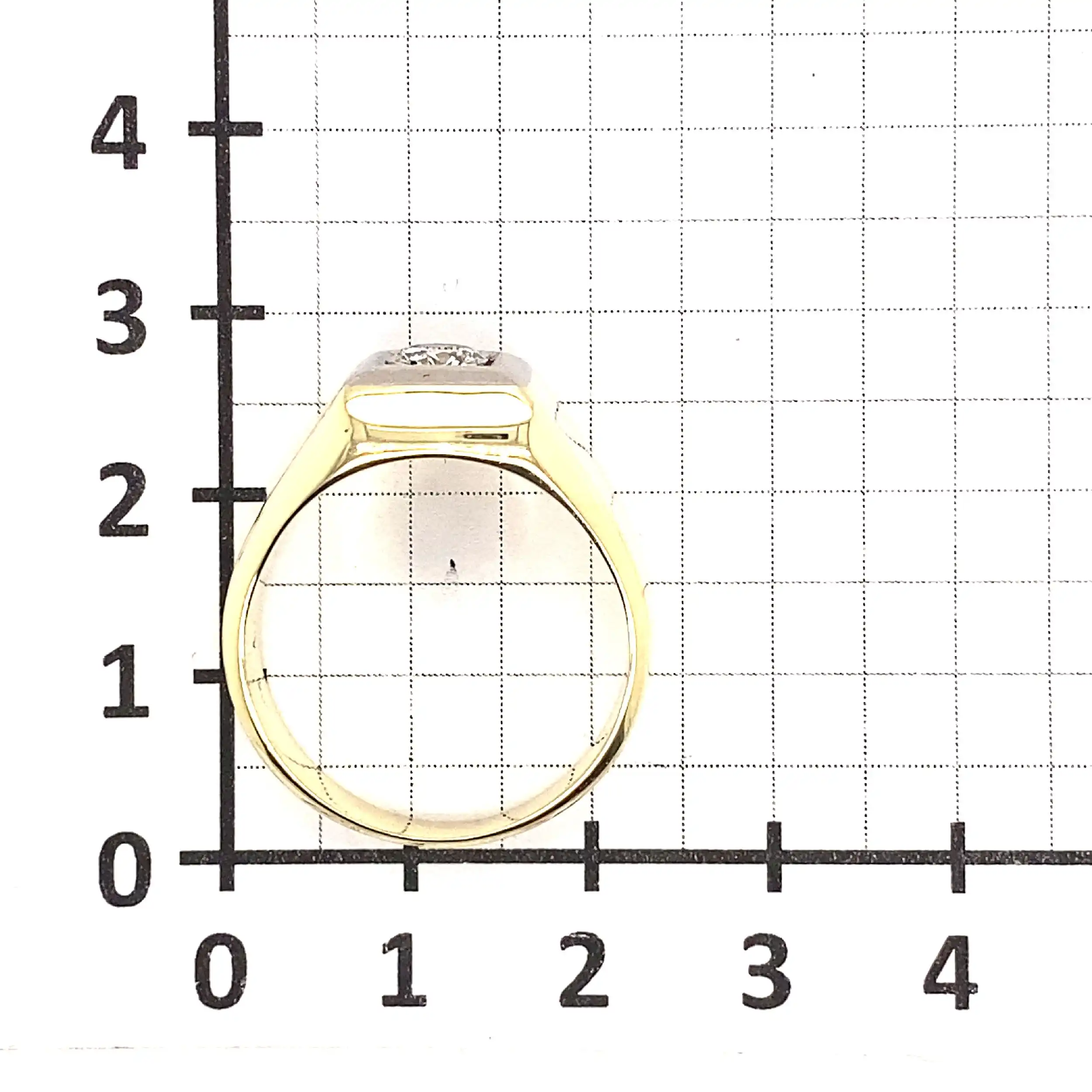 Ring Bicolor mit Brillant Ring Bicolor mit Brillant