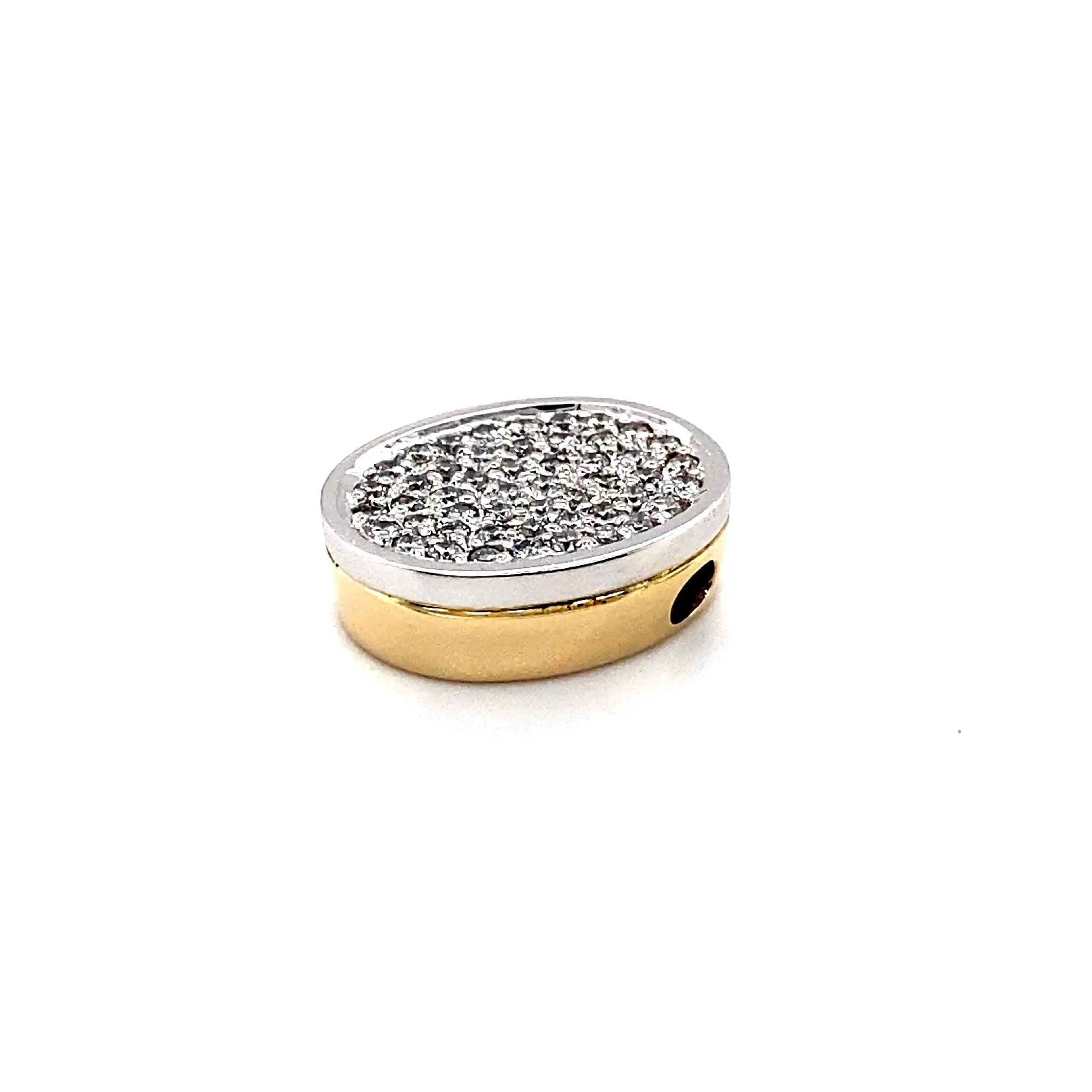 Anhänger Bicolor mit Brillanten Melee Anhänger Bicolor mit Brillanten Melee