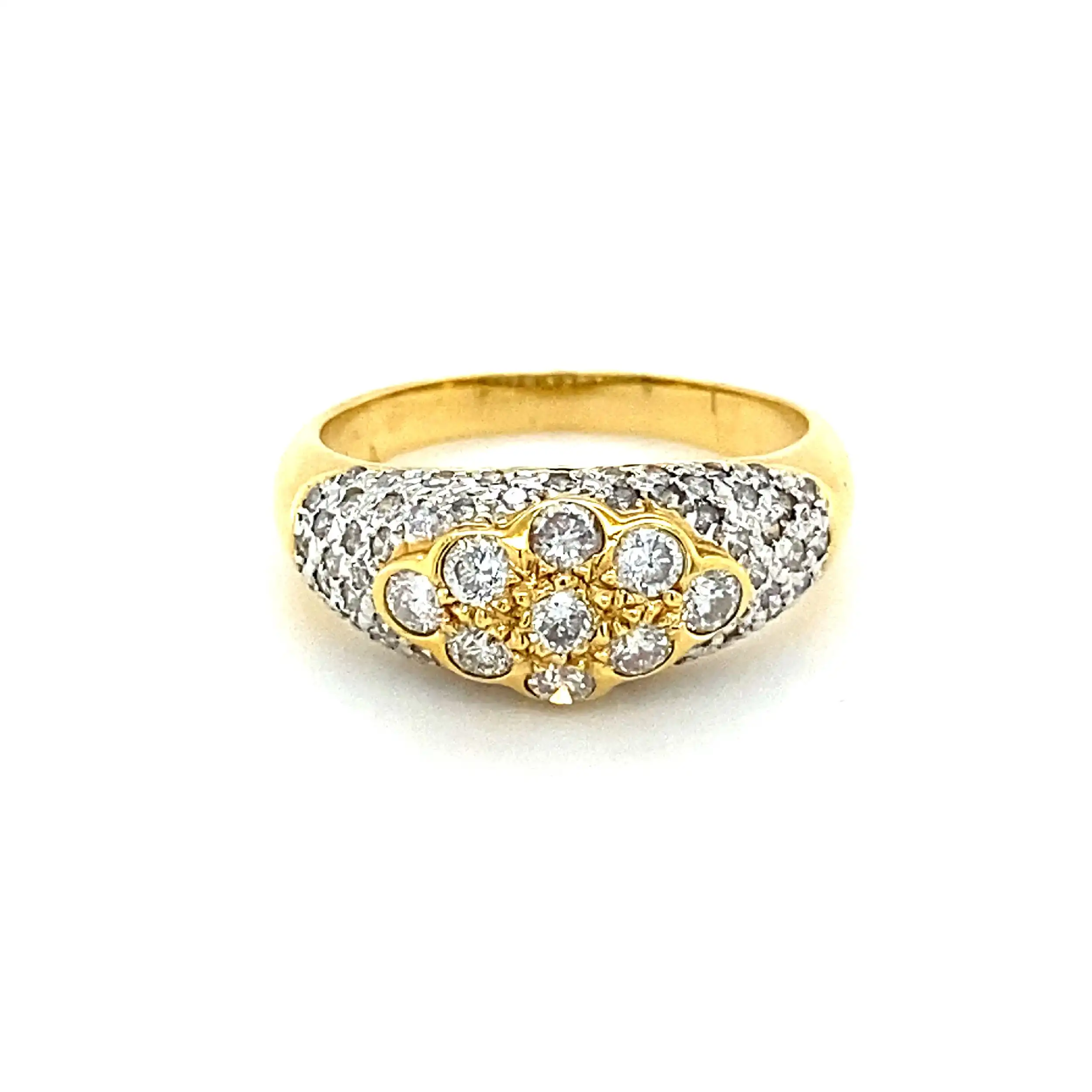 Ring Gelbgold mit Brillanten Ring Gelbgold mit Brillanten