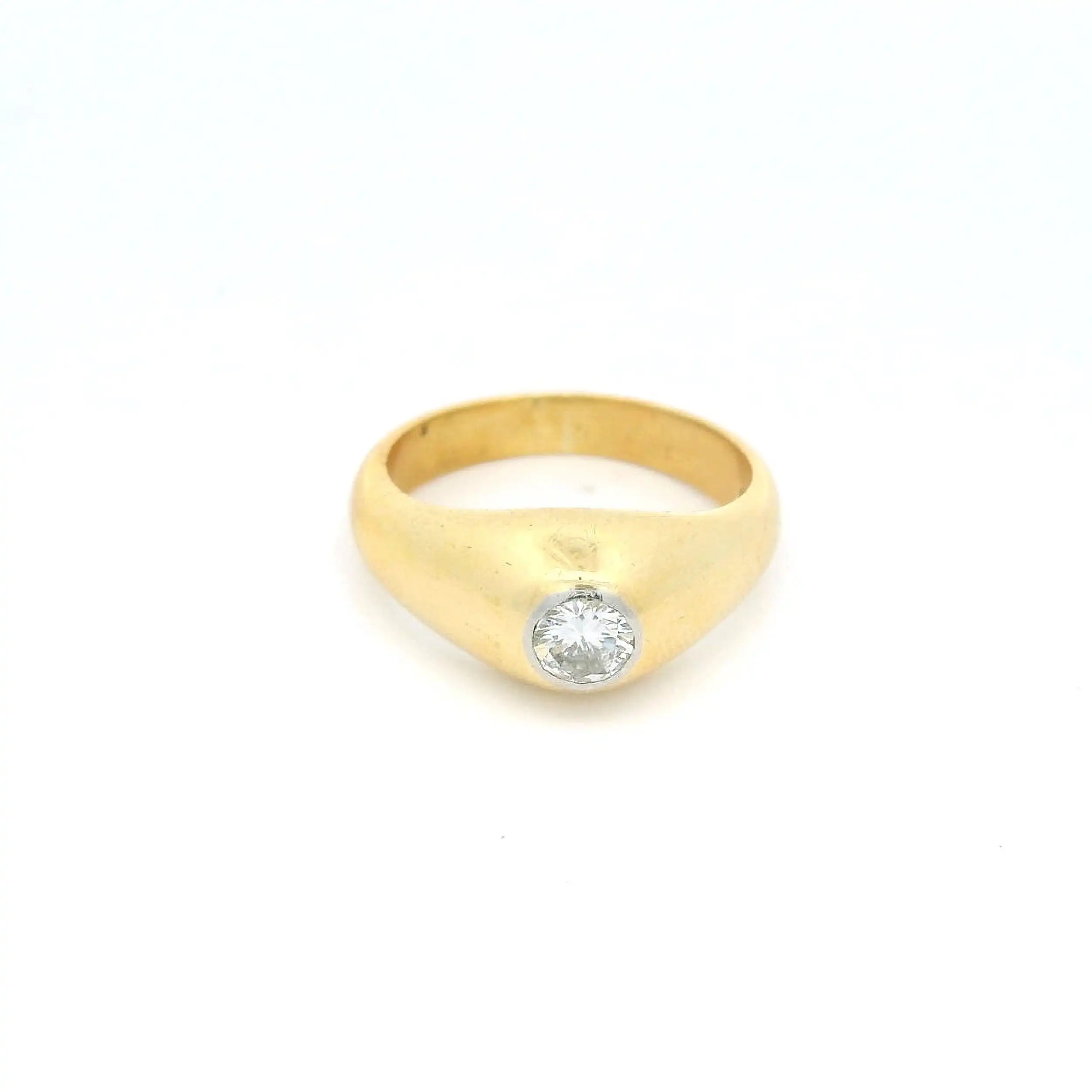Ring Gelbgold mit Brillant