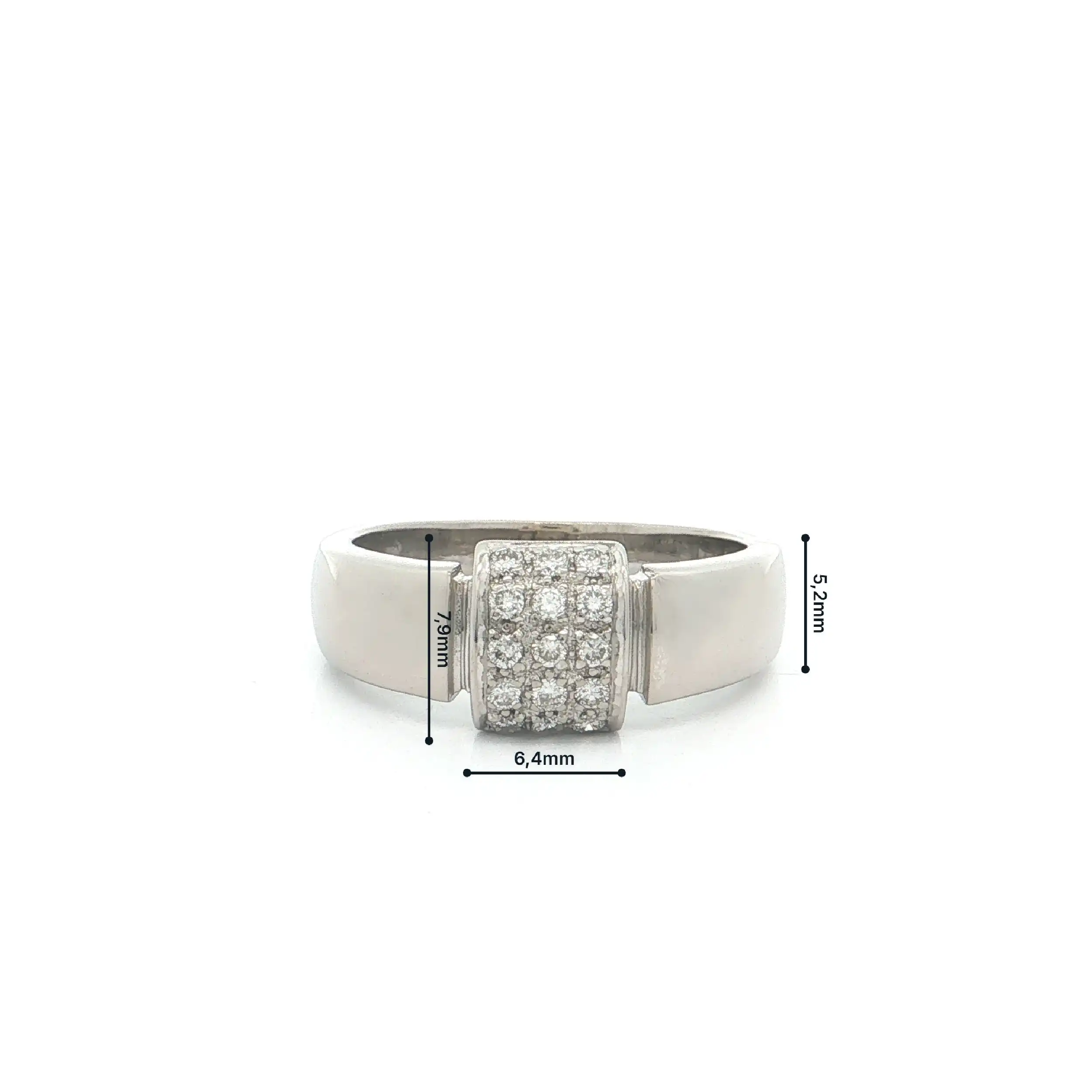 Ring Weißgold mit Brillanten