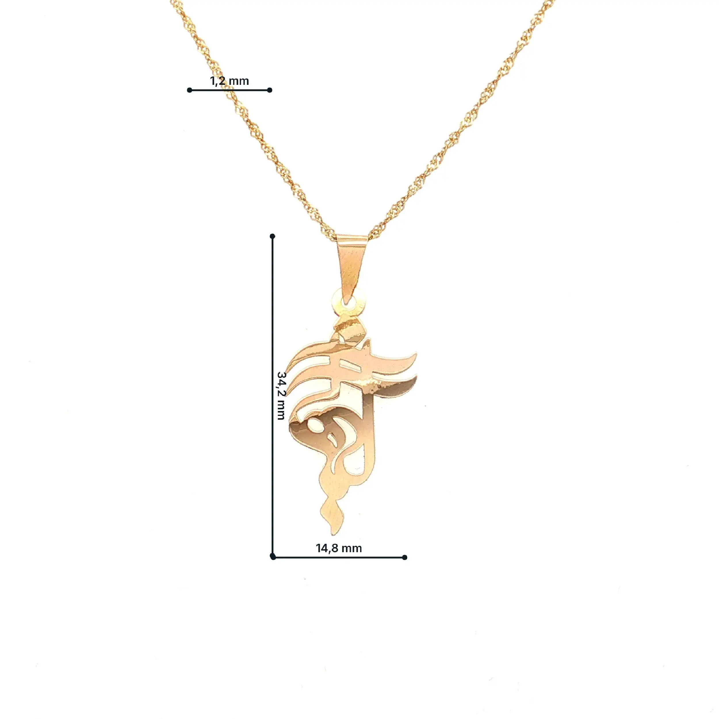 Kette Gelbgold mit Anhänger