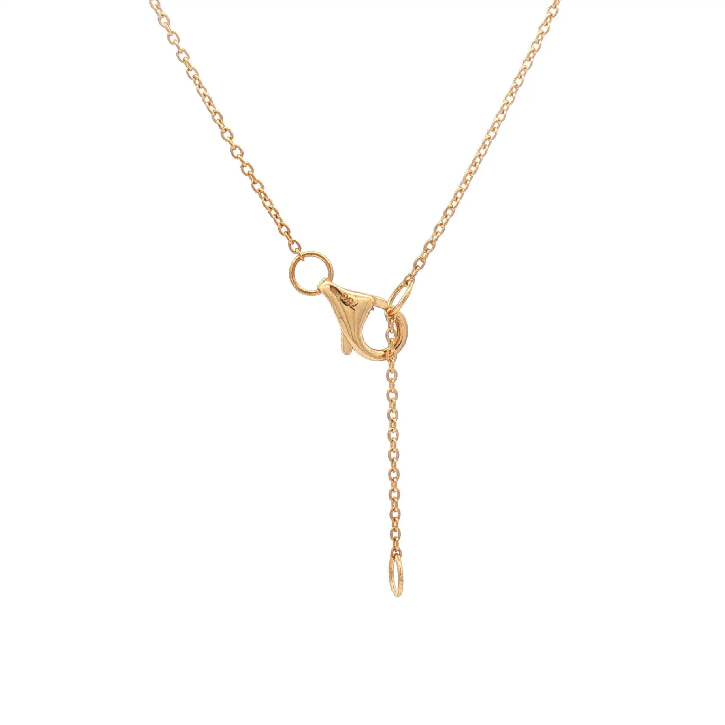 Rundankerkette Gelbgold mit Brillantanhänger