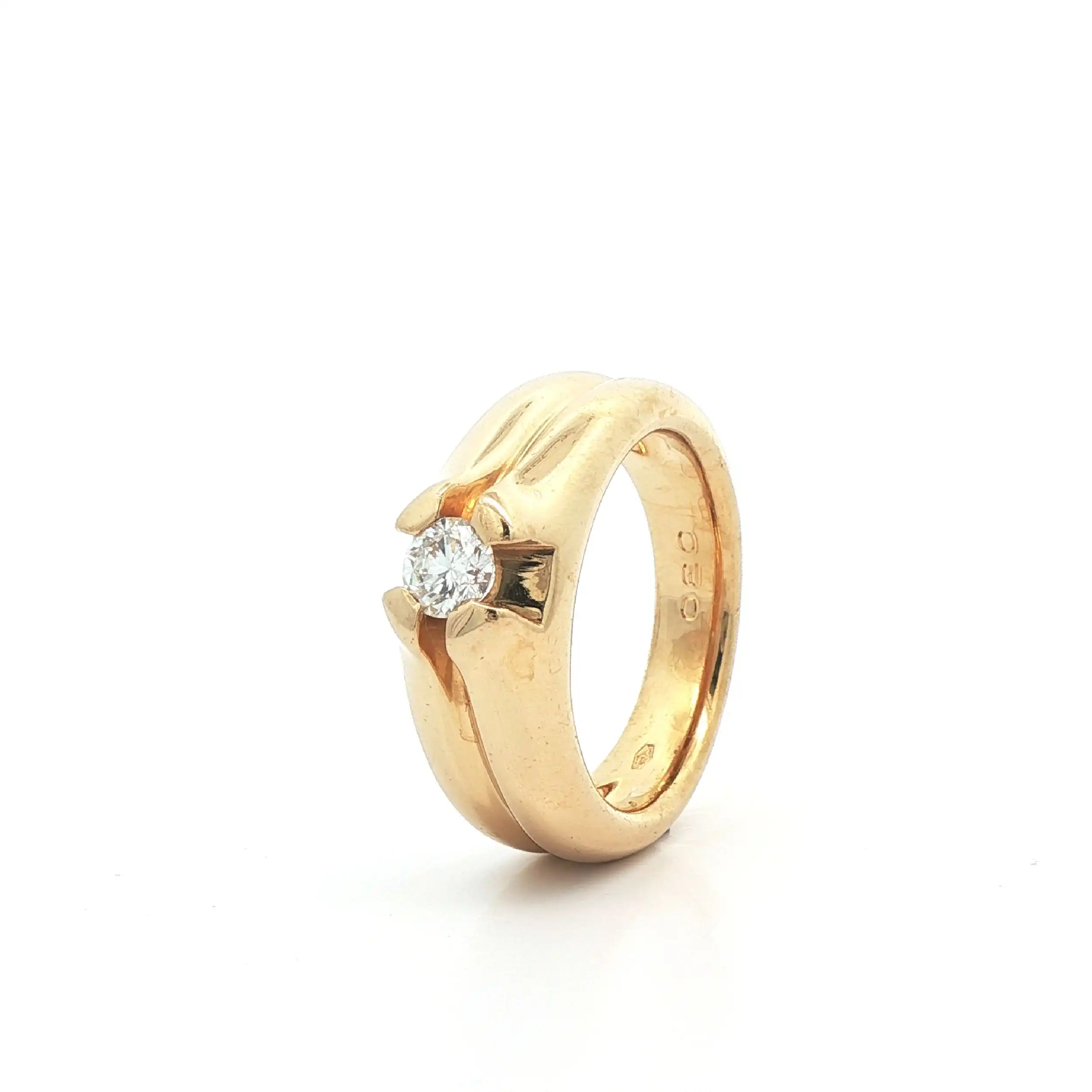 Ring Gelbgold mit Brillant