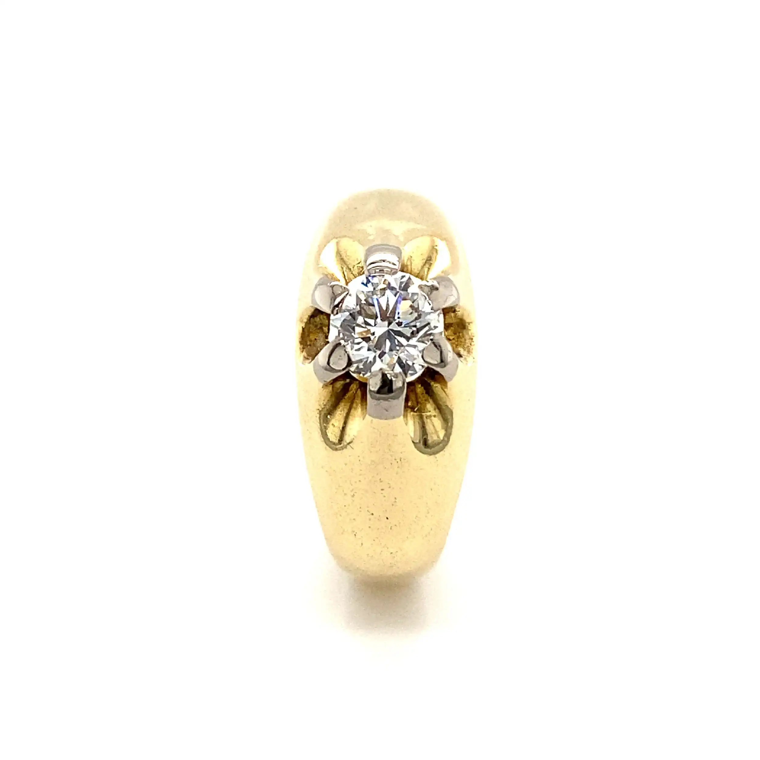 Ring Gelbgold mit Brillant Ring Gelbgold mit Brillant