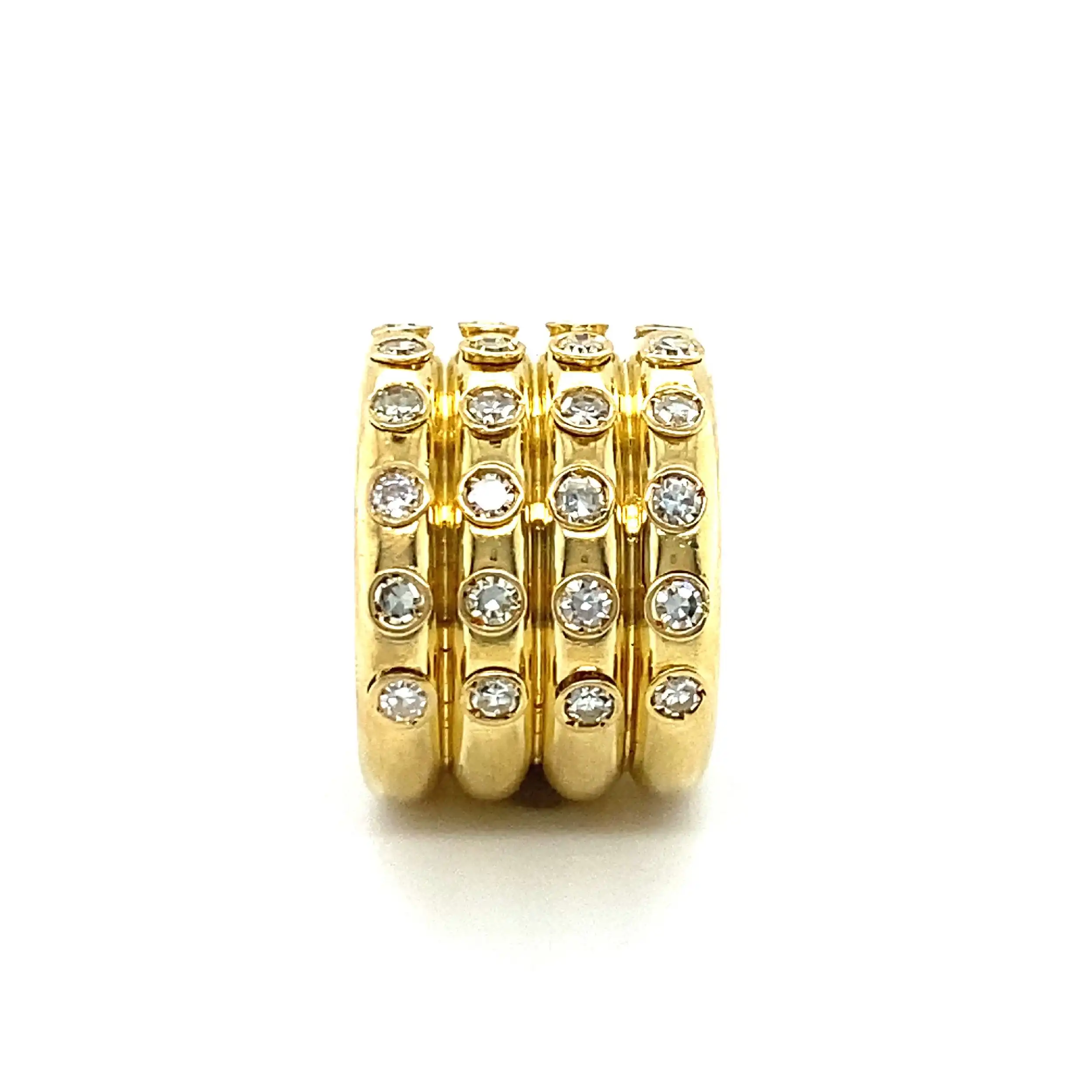 Ring Dior Gelbgold mit Diamanten Ring Dior Gelbgold mit Diamanten