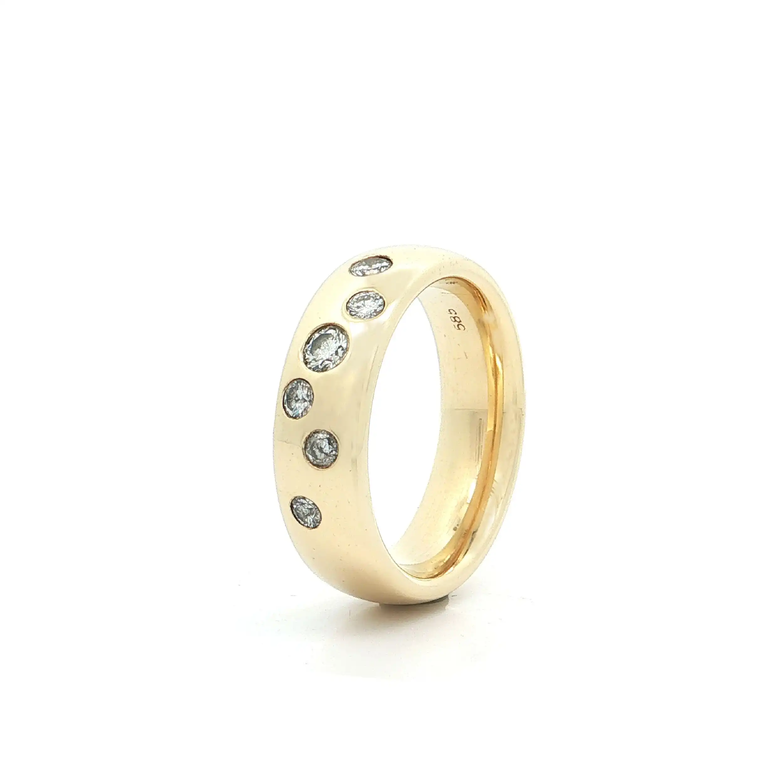Ring Gelbgold mit Brillanten