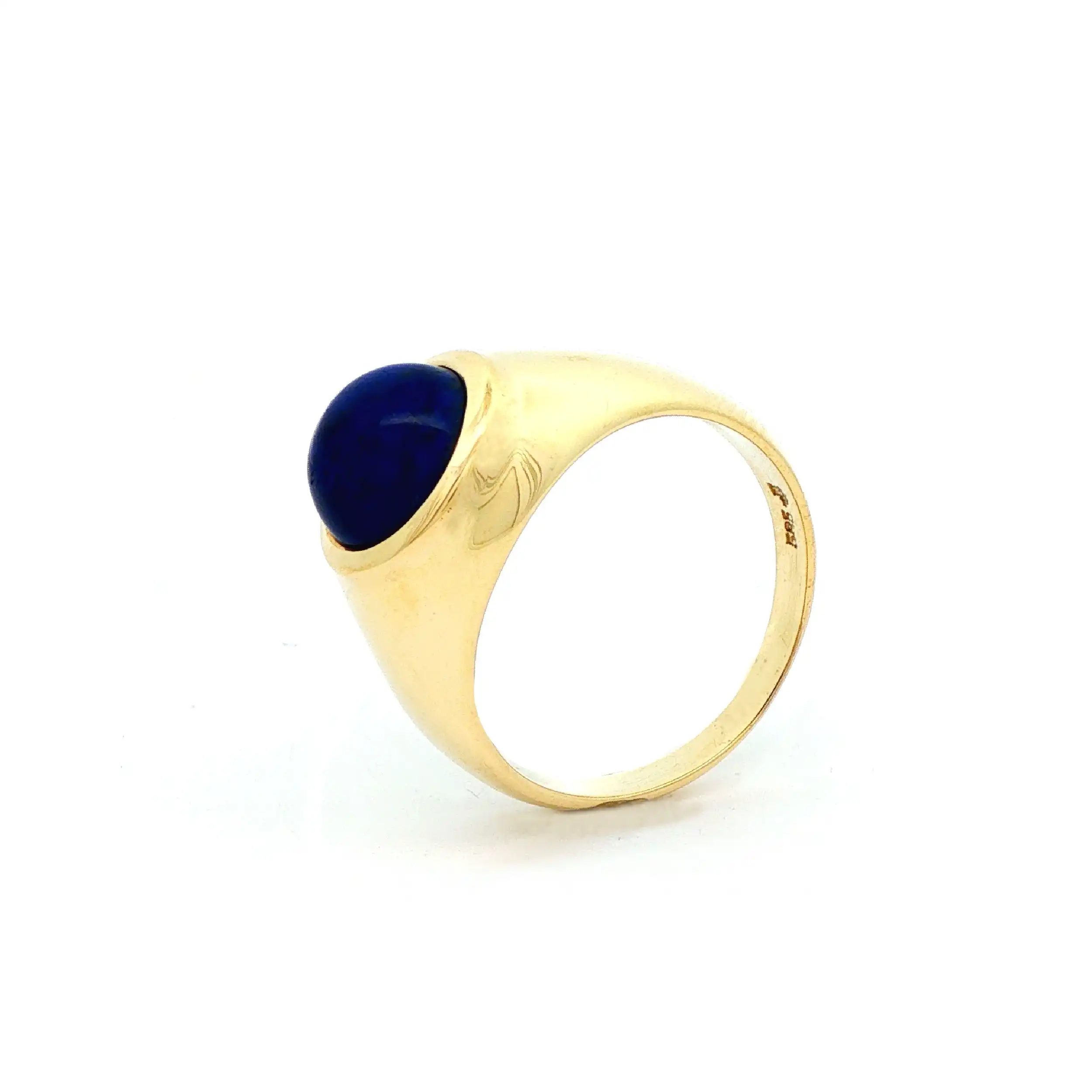Ring Gelbgold mit Lapislazuli