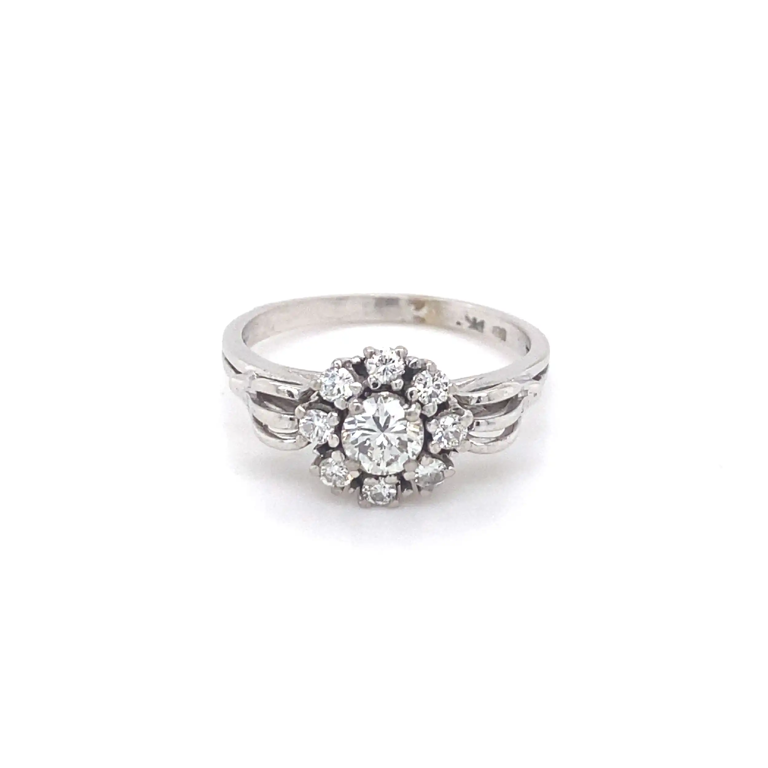 Ring Weißgold mit Brillanten