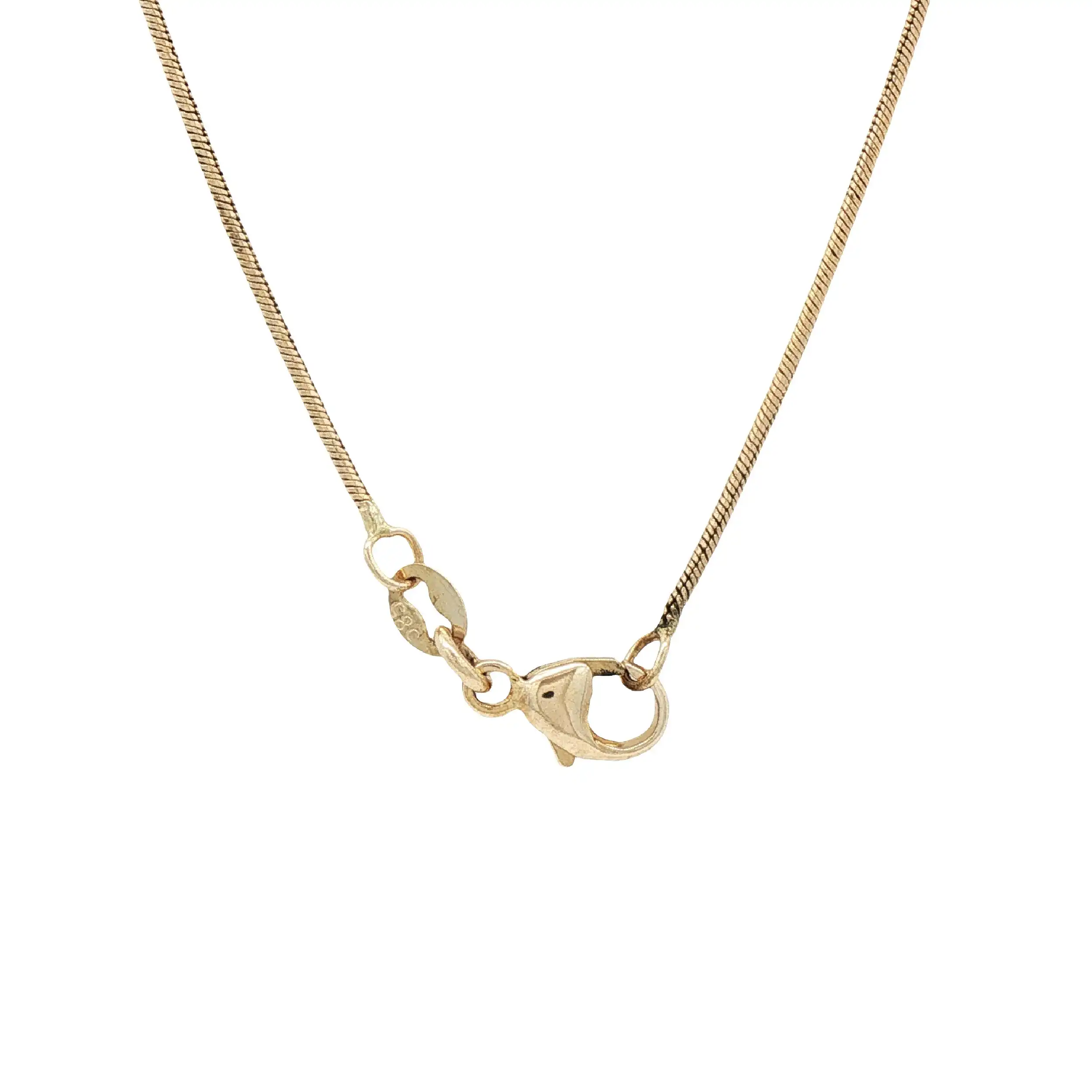 Schlangenkette Gelbgold