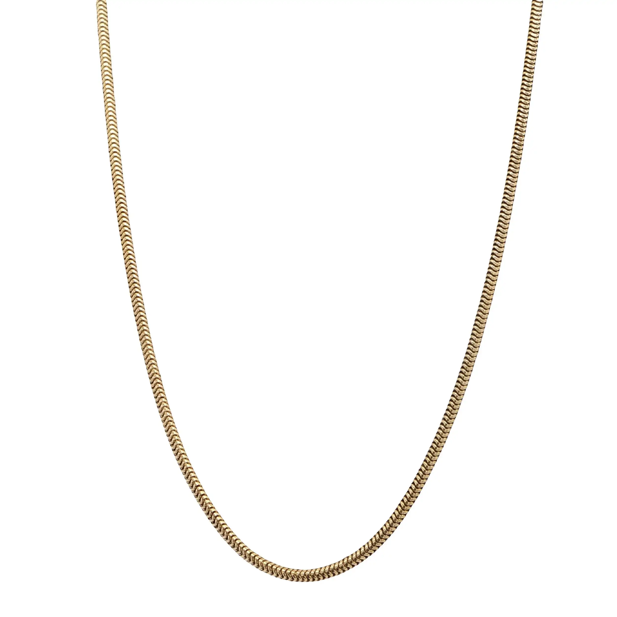 Schlangenkette Gelbgold