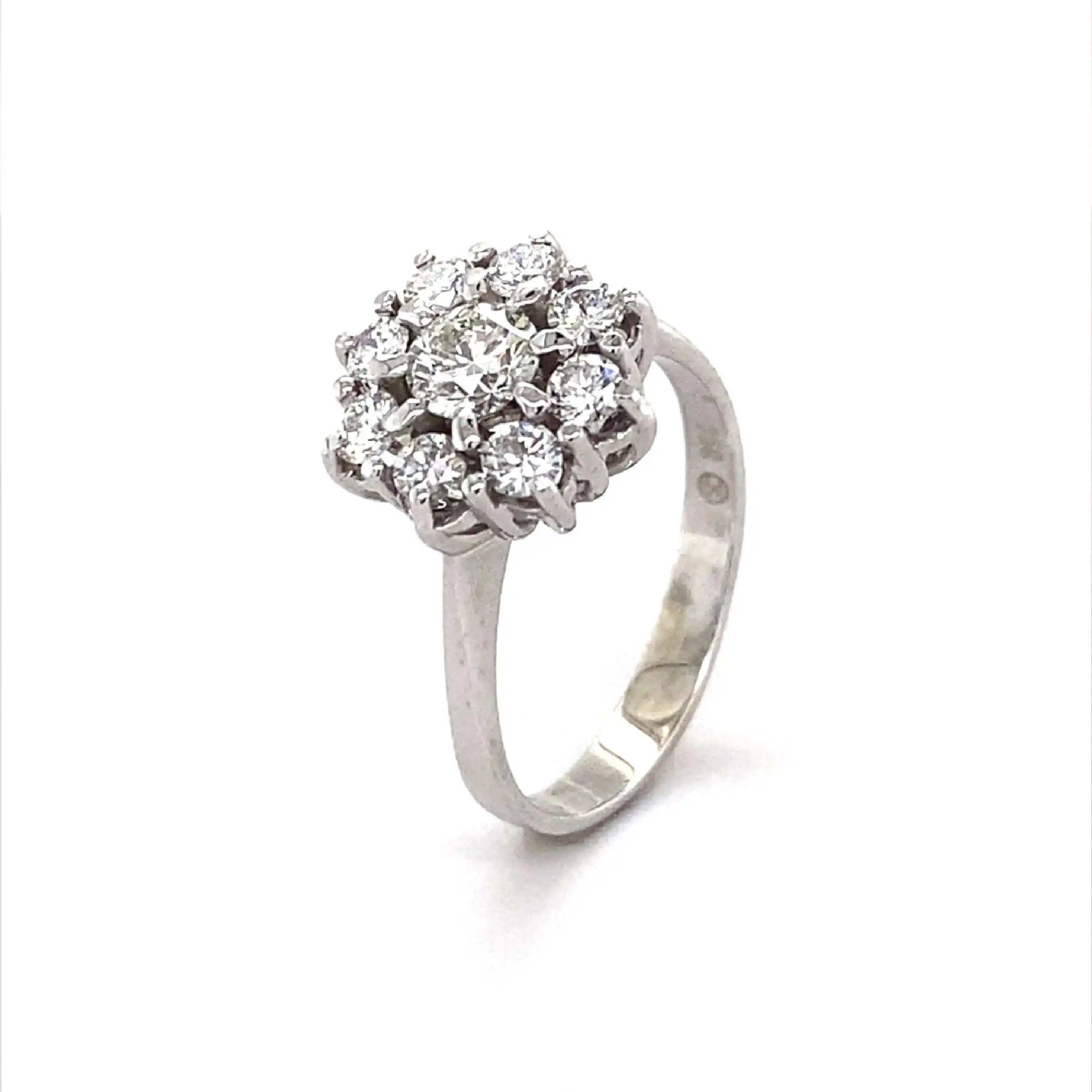 Ring Weißgold mit Brillanten Ring Weißgold mit Brillanten