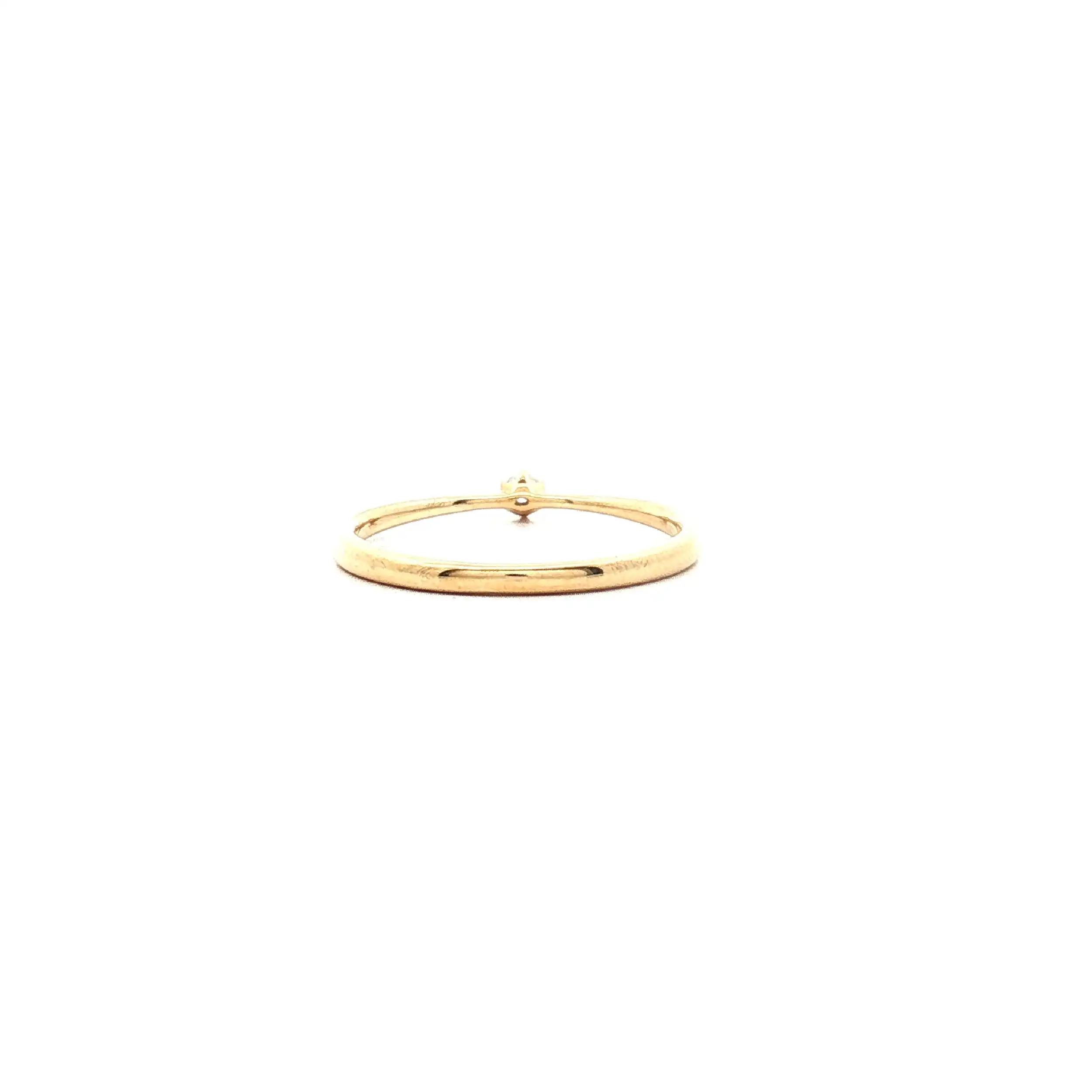 Solitärring Gelbgold mit Brillant Solitärring Gelbgold mit Brillant
