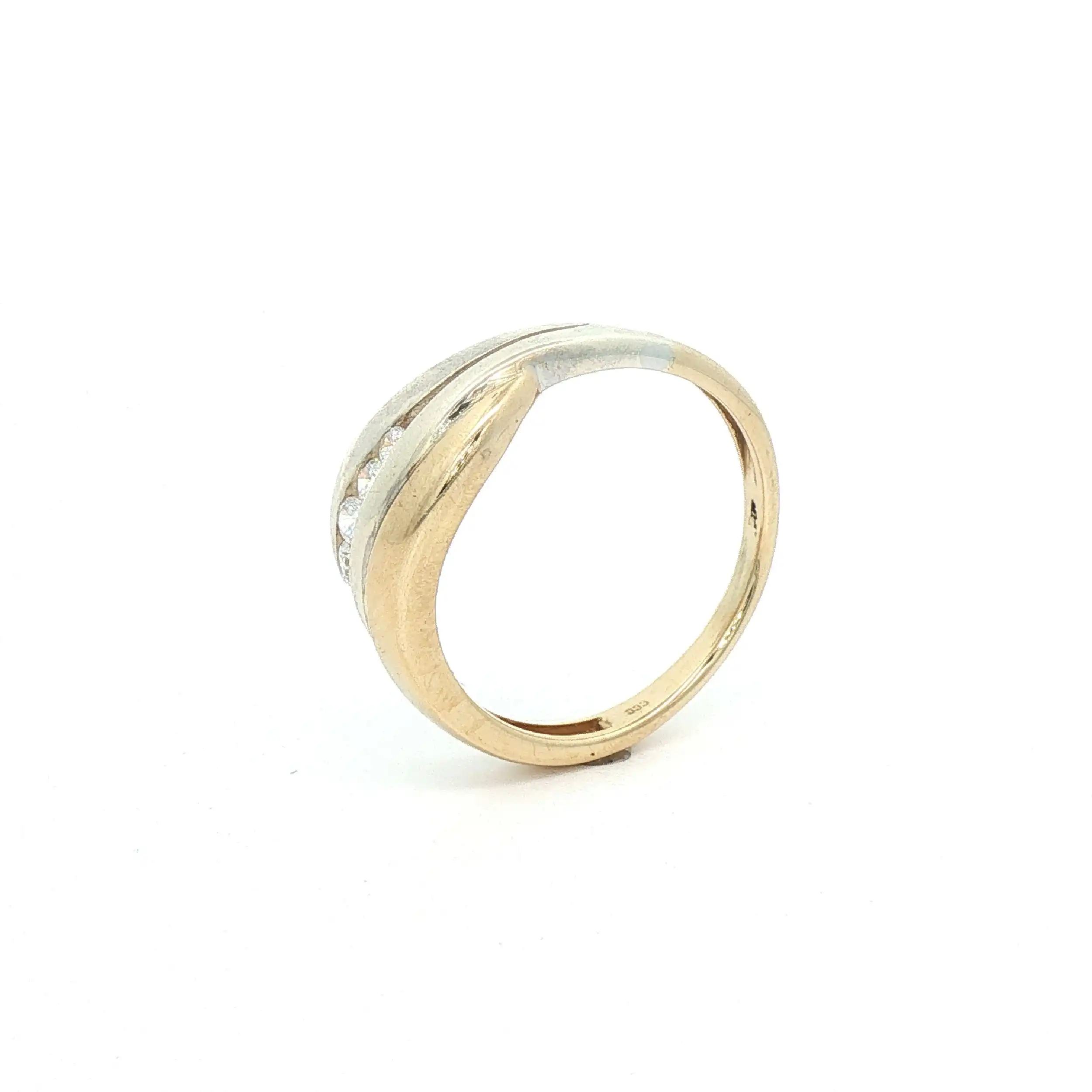 Ring Bicolor mit Zirkonia